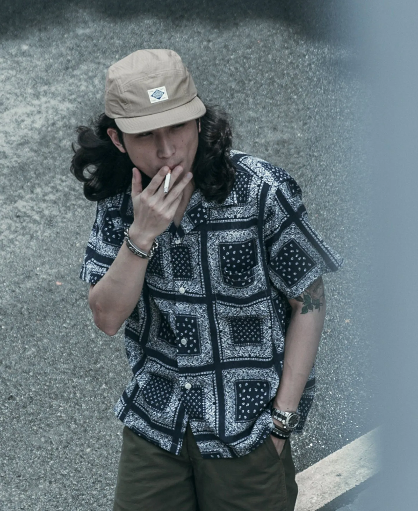 7.5 oz Ripstop Cotton 5 Panel Cap - Khaki sold by Bronson Mfg. product image thumbnail 4