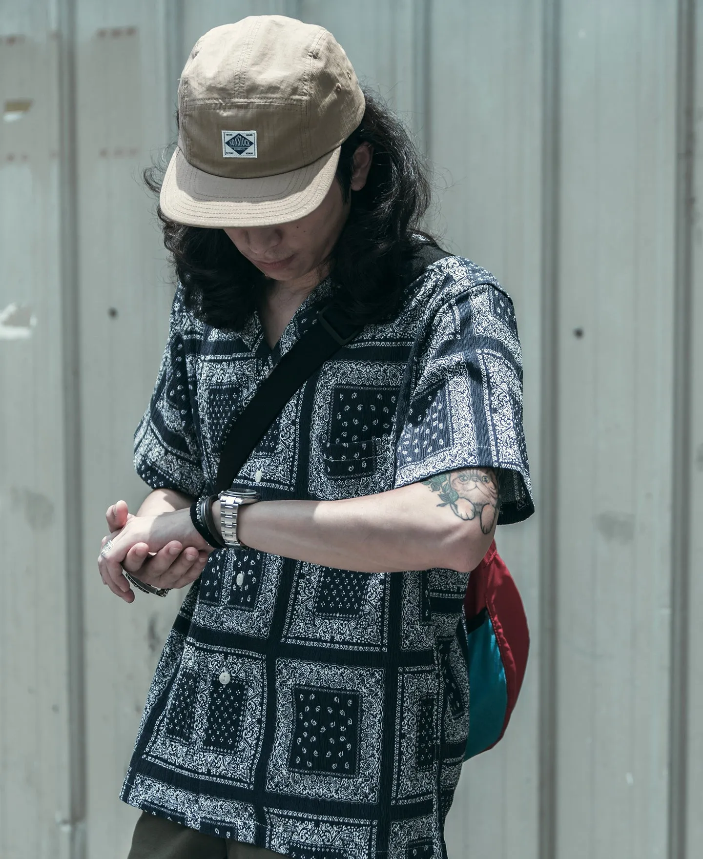 7.5 oz Ripstop Cotton 5 Panel Cap - Khaki sold by Bronson Mfg. product image thumbnail 2