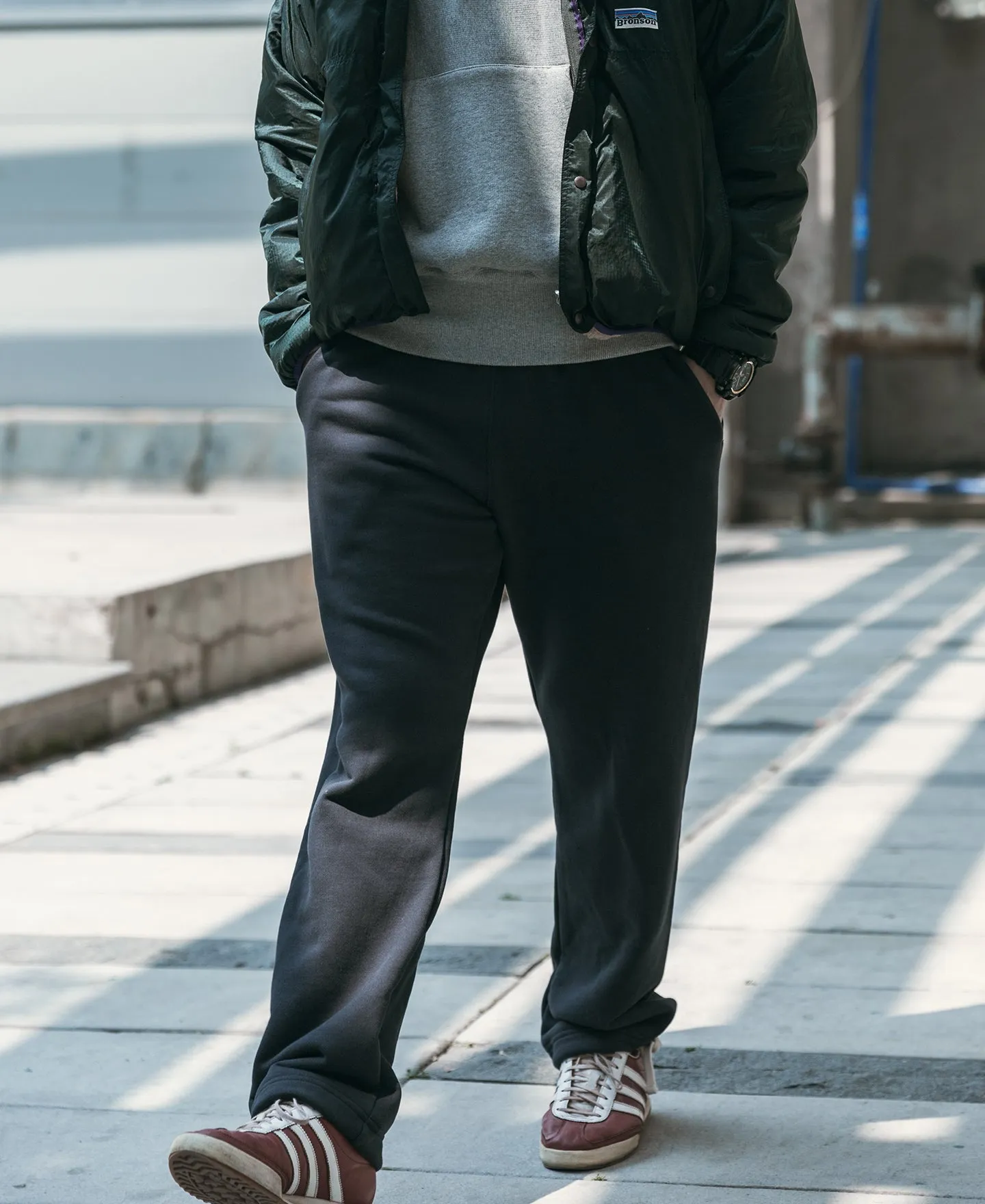 17.6 oz Heavyweight Terry Sweatpants - Black sold by Bronson Mfg. product image thumbnail 5