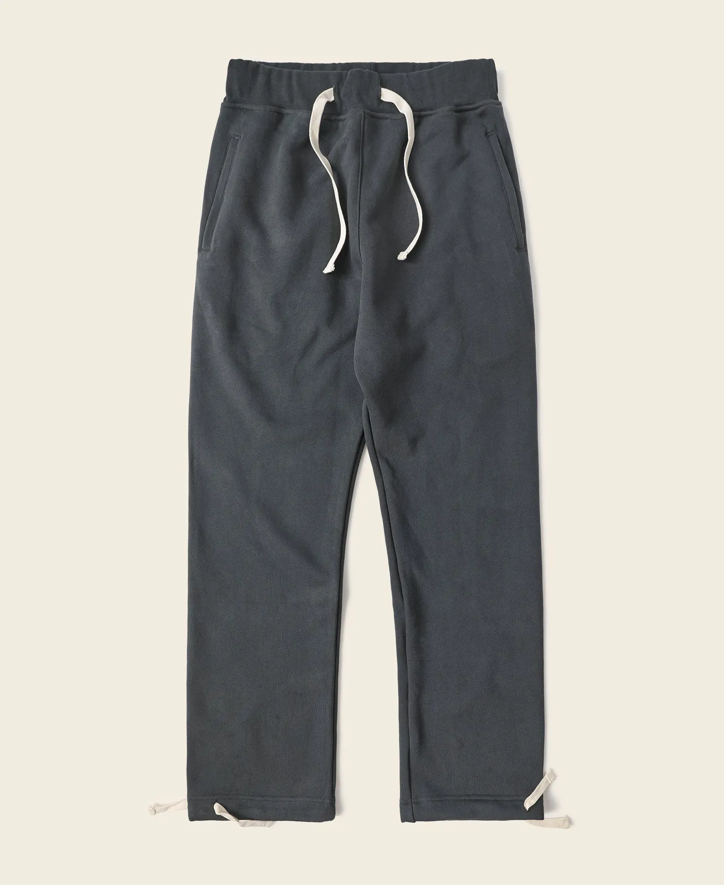 17.6 oz Heavyweight Terry Sweatpants - Black sold by Bronson Mfg.