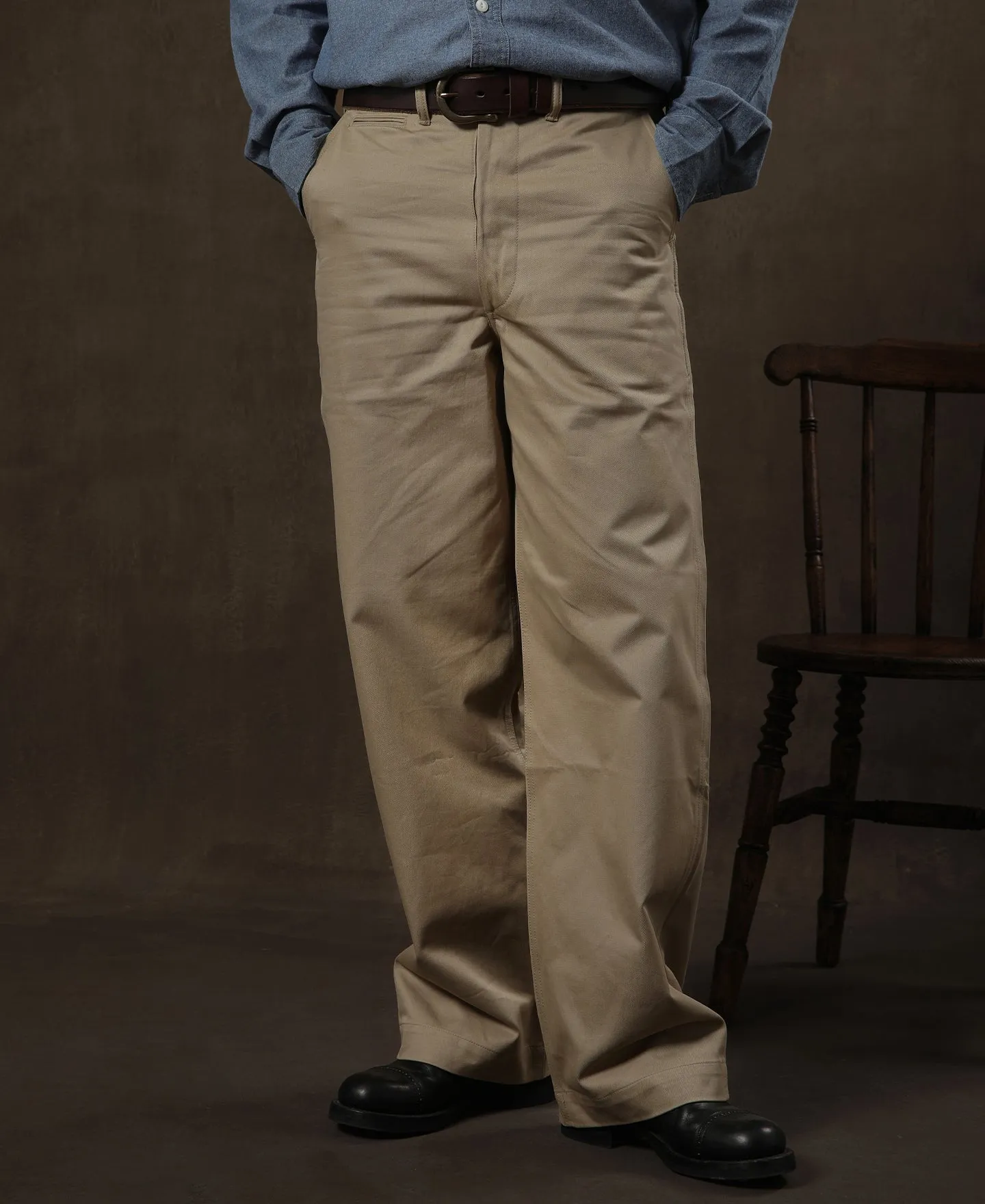 1942 US Army Chino Trousers sold by Bronson Mfg. product image thumbnail 3