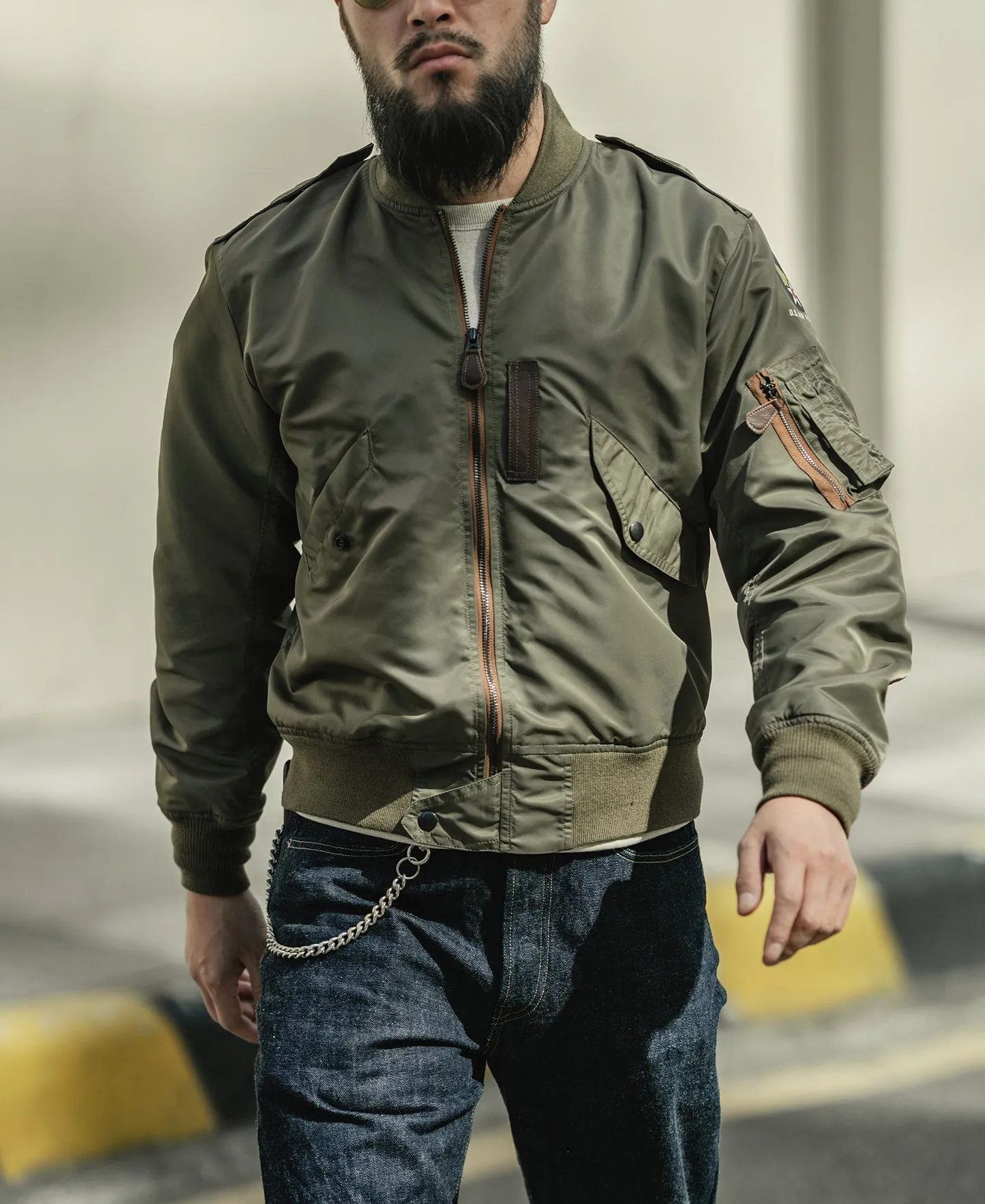 US Air Force Type L-2 Flight Jacket sold by Bronson Mfg. product image thumbnail 4