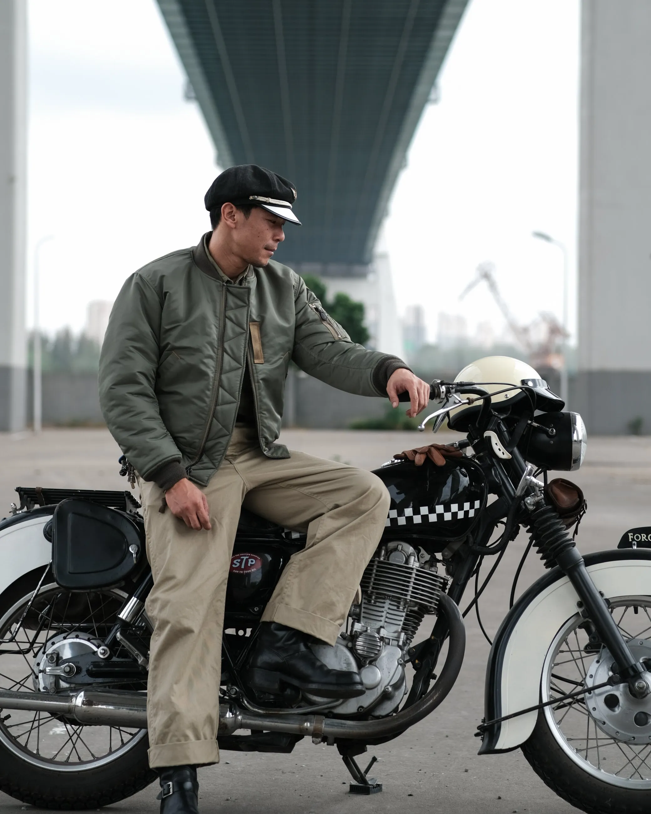 1950s USAF Type MA-1 Flight Jacket sold by Bronson Mfg. product image thumbnail 3