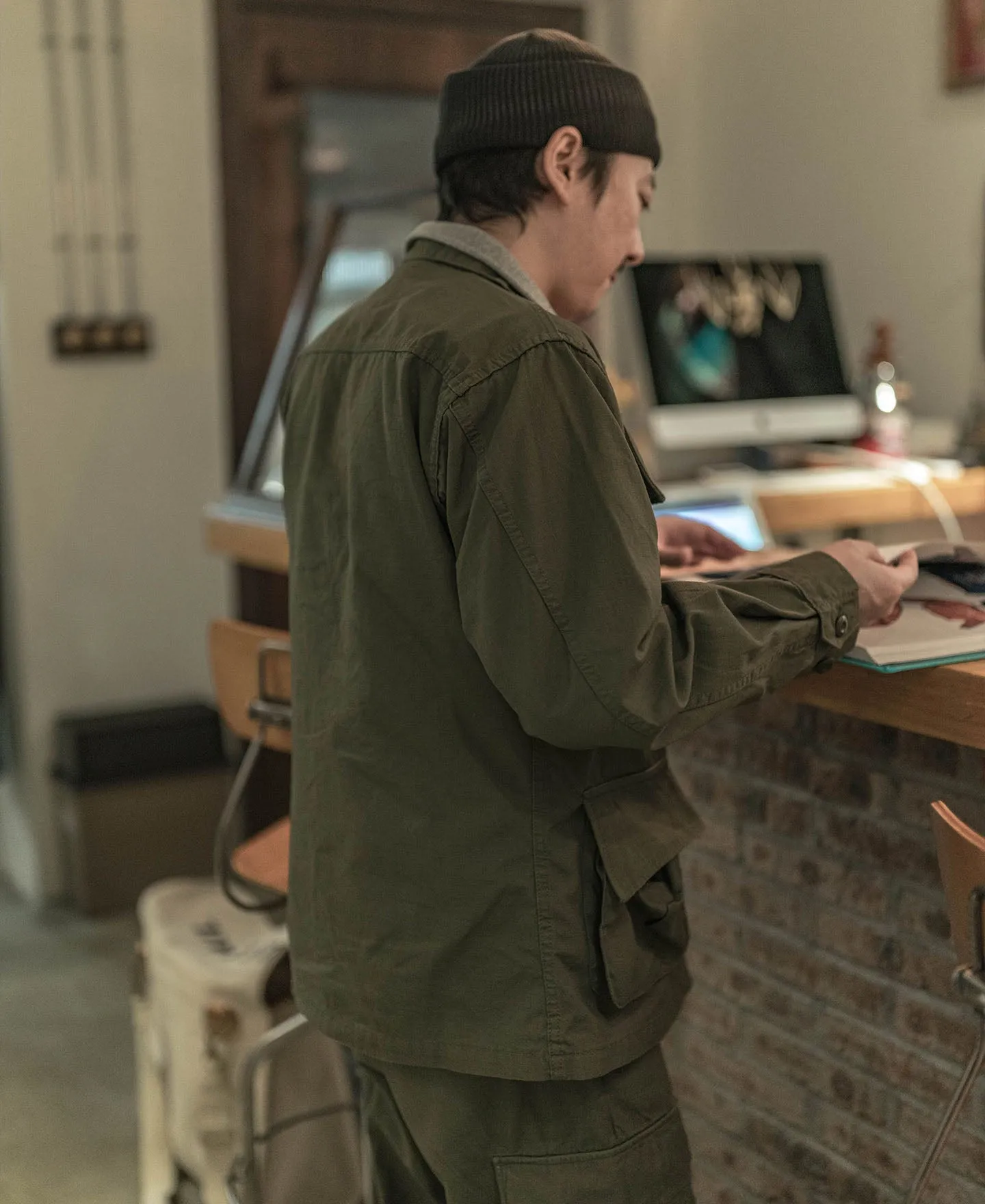 US Army 5th Model Tropical Jungle Fatigue Jacket sold by Bronson Mfg. product image thumbnail 4