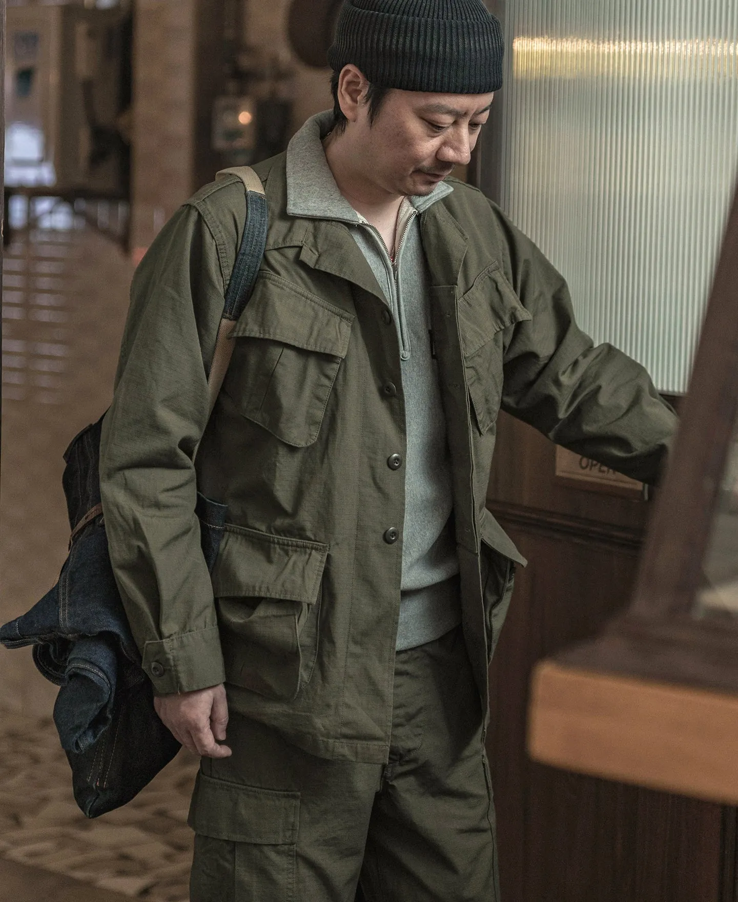 US Army 5th Model Tropical Jungle Fatigue Jacket sold by Bronson Mfg. product image thumbnail 3
