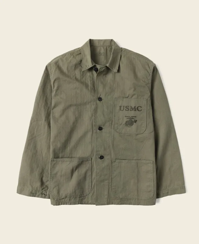 USMC P-41 HBT Utility Jacket sold by Bronson Mfg.