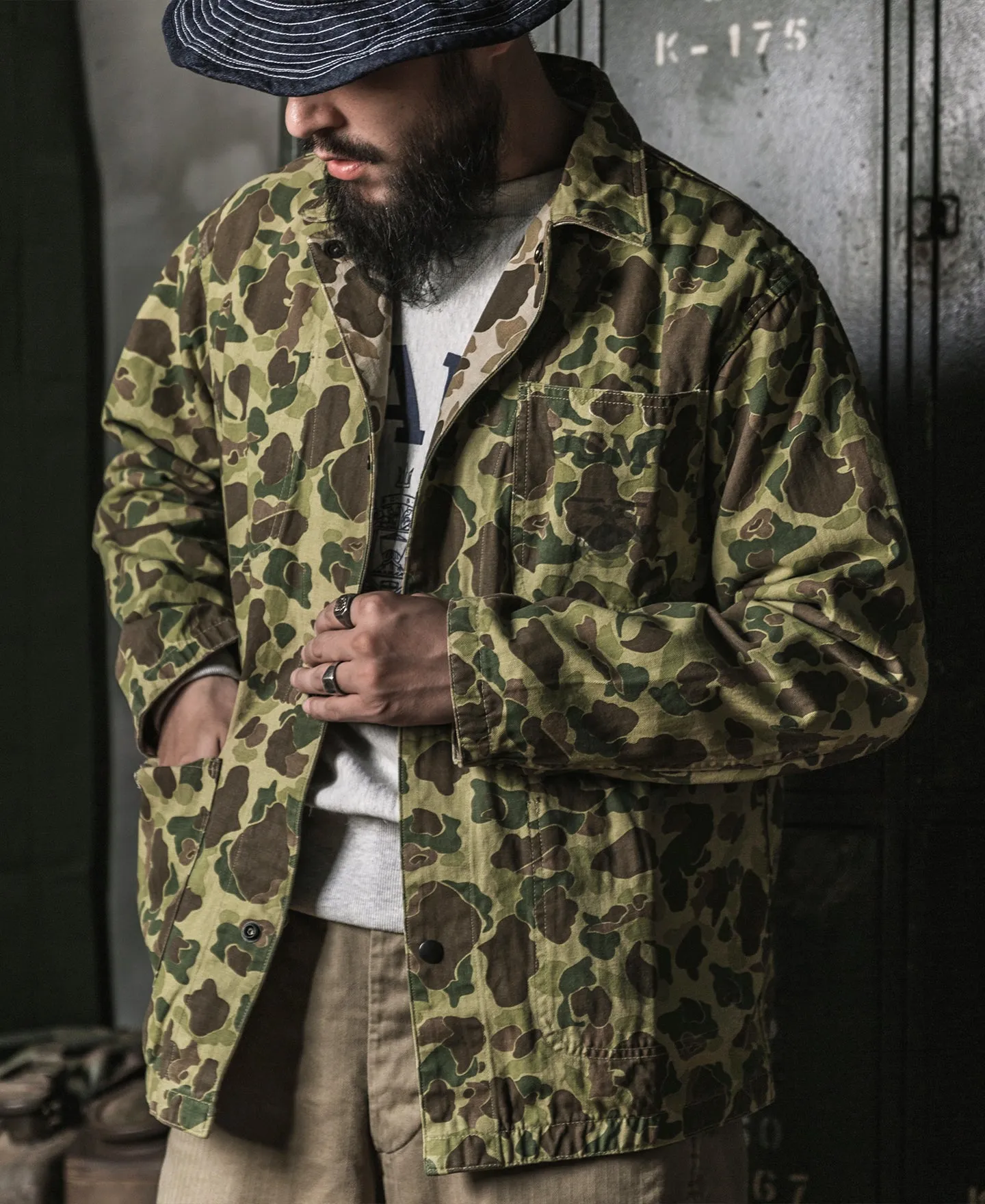 WWII USMC Type P-42 Duck Hunter Camo Jacket sold by Bronson Mfg. product image thumbnail 4