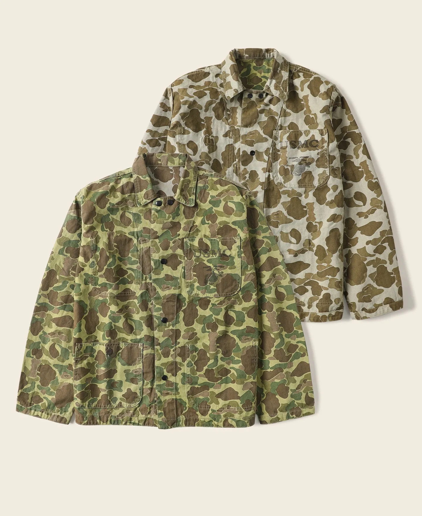 WWII USMC Type P-42 Duck Hunter Camo Jacket sold by Bronson Mfg.