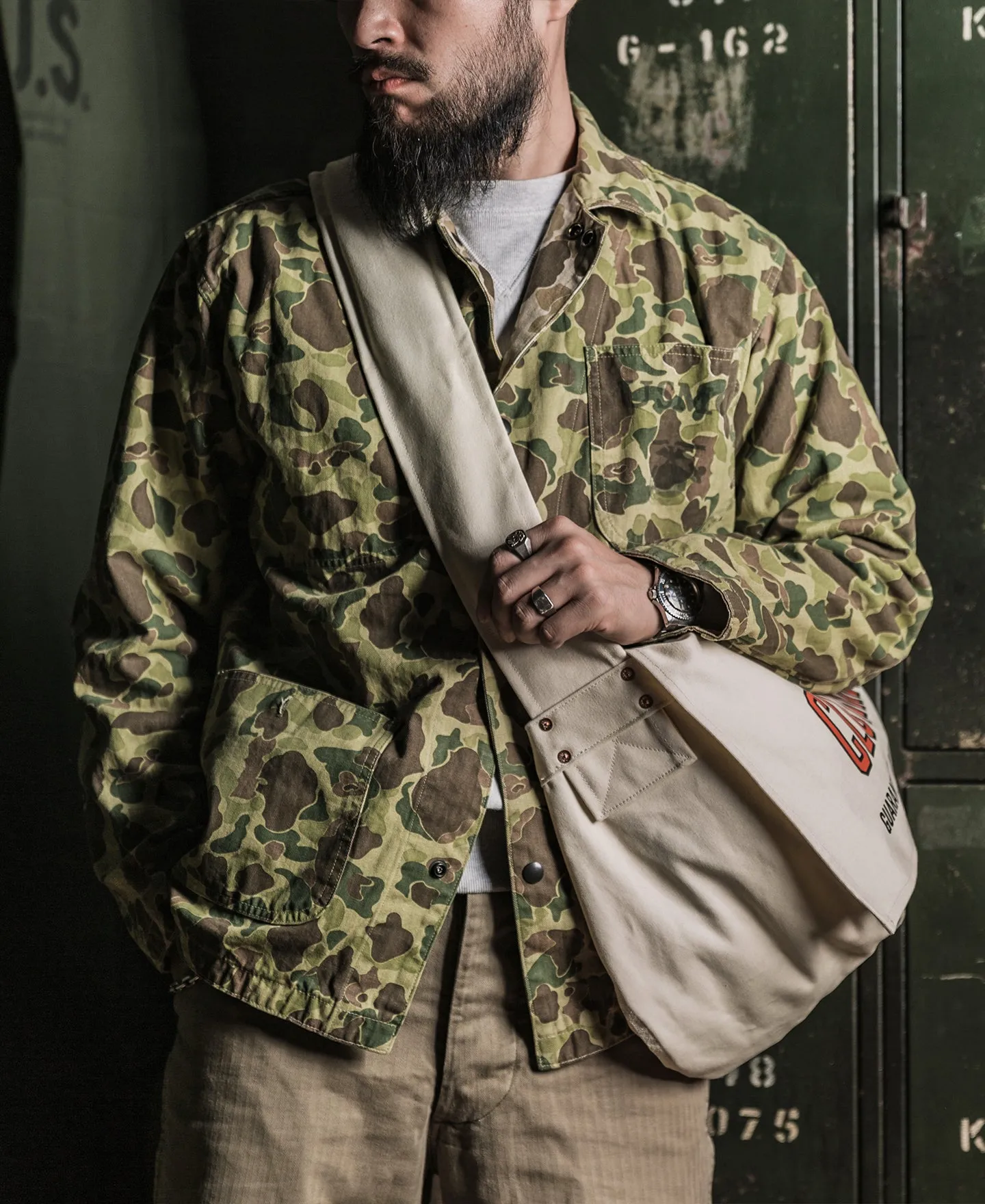 WWII USMC Type P-42 Duck Hunter Camo Jacket sold by Bronson Mfg. product image thumbnail 3