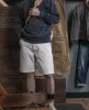 1940s WWII USN 12 oz HBT Fatigue Deck Shorts sold by Bronson Mfg.