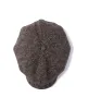 Brown Herringbone Wool Newsboy Cap sold by Bronson Mfg.