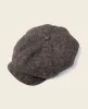 Brown Herringbone Wool Newsboy Cap sold by Bronson Mfg.