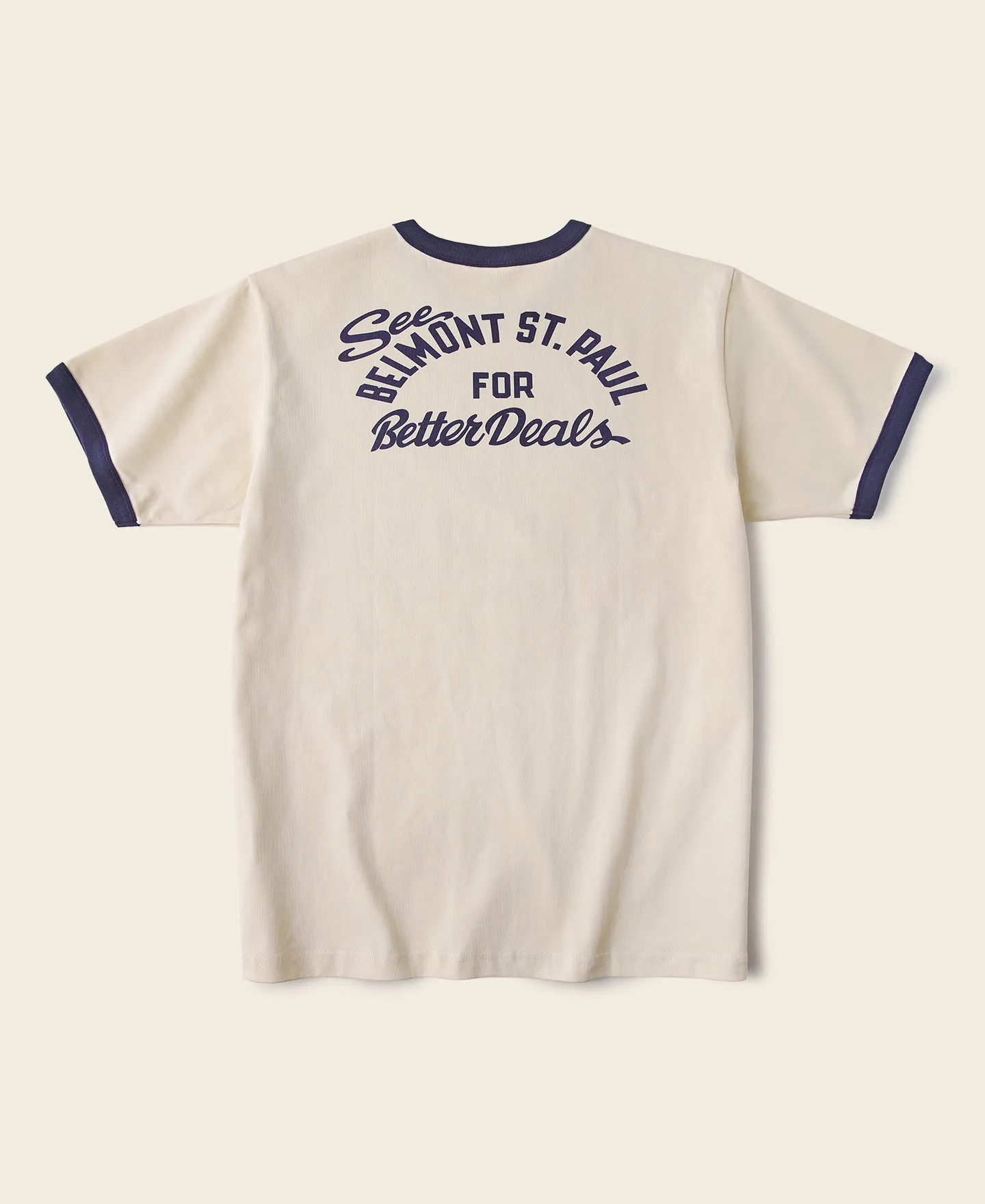 Retro Motorcycle Rider Printed T-Shirt - Apricot sold by Bronson Mfg. product image thumbnail 2