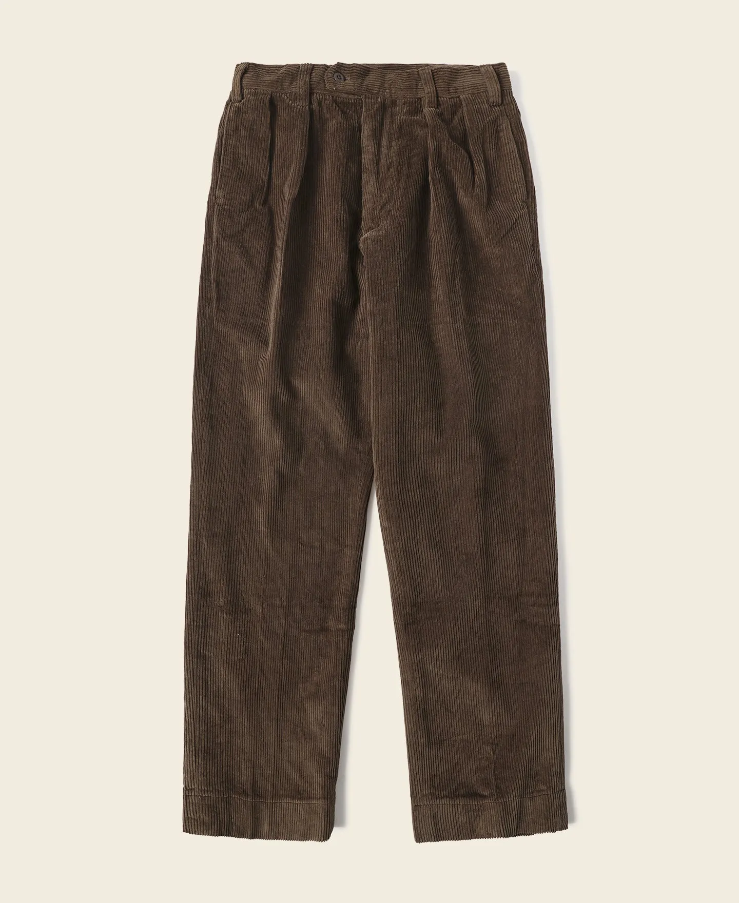12.5 oz 8 Wale Corduroy Trousers - Brown sold by Bronson Mfg.