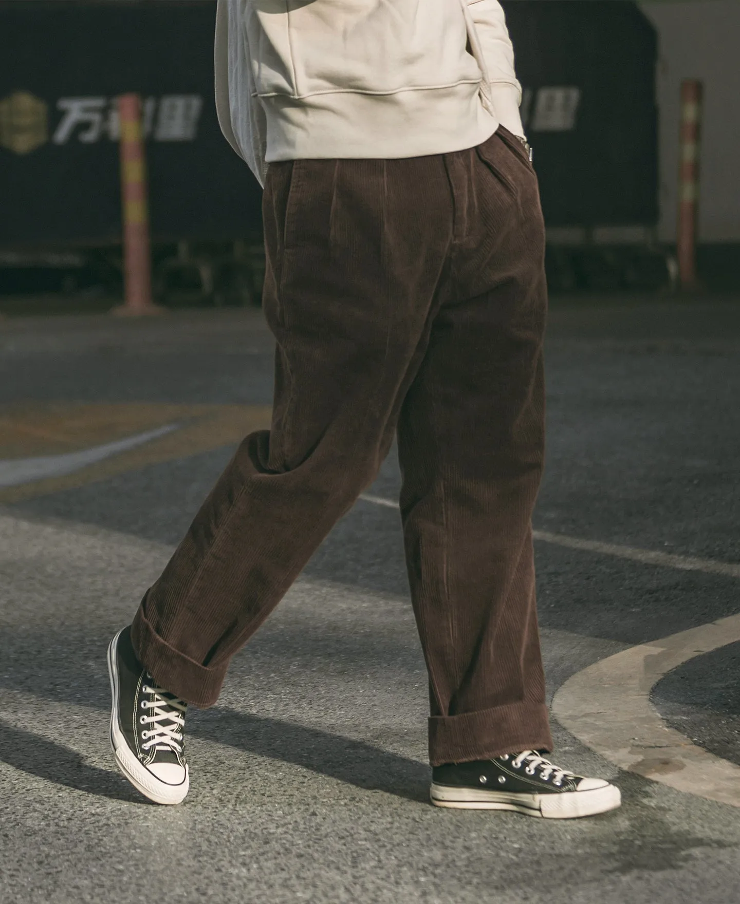 12.5 oz 8 Wale Corduroy Trousers - Brown sold by Bronson Mfg. product image thumbnail 4