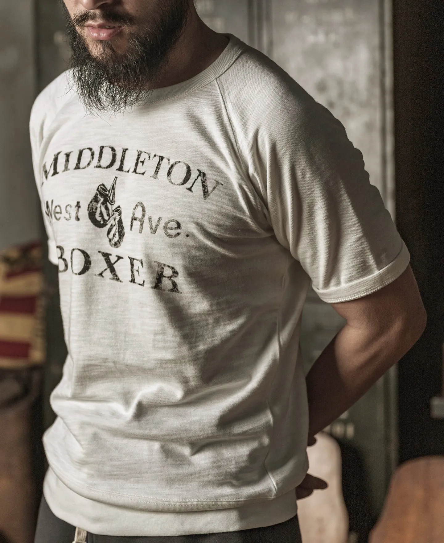 Heavy Duty Boxer Physical Training T-Shirt - White sold by Bronson Mfg. product image thumbnail 5