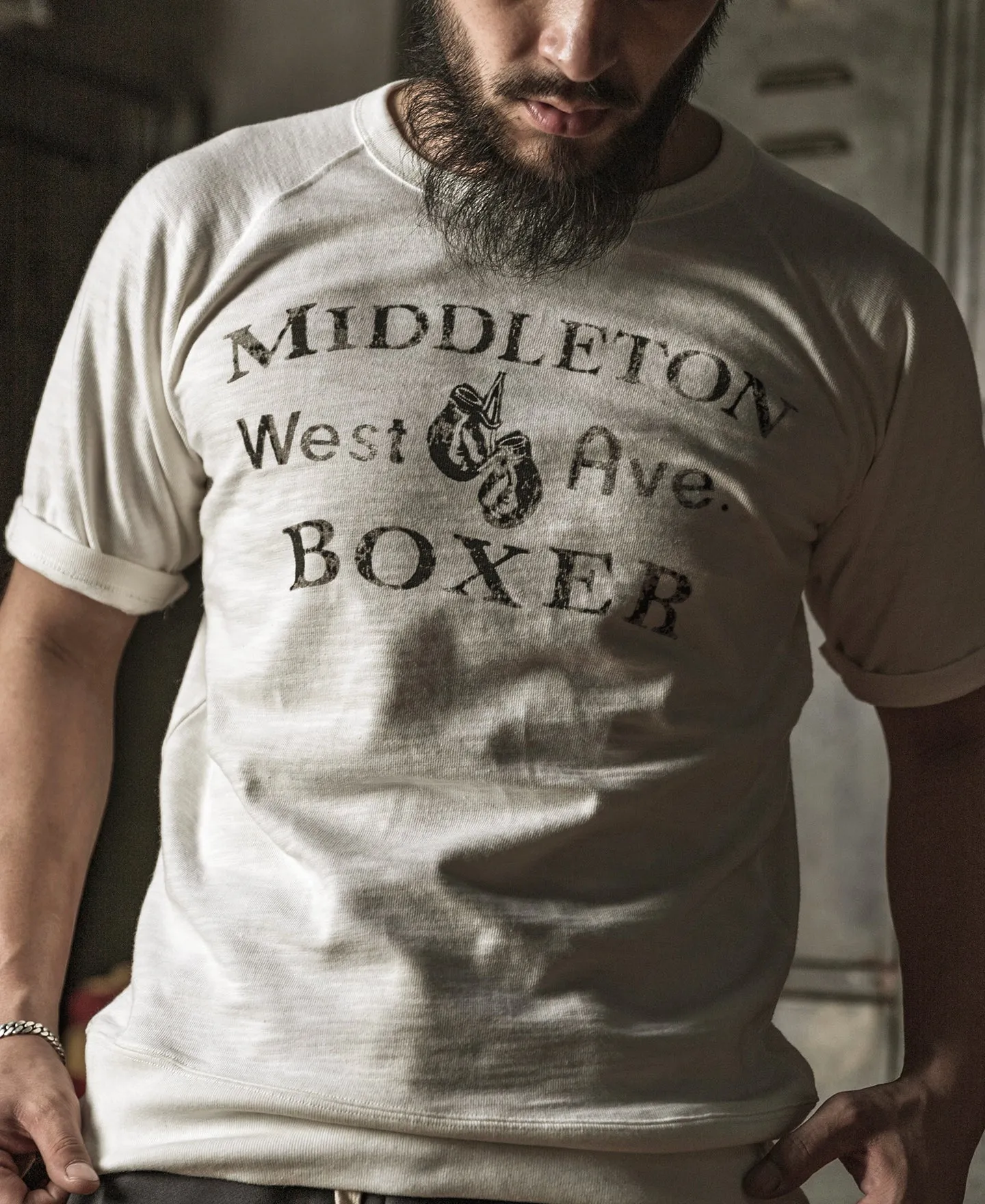 Heavy Duty Boxer Physical Training T-Shirt - White sold by Bronson Mfg. product image thumbnail 4