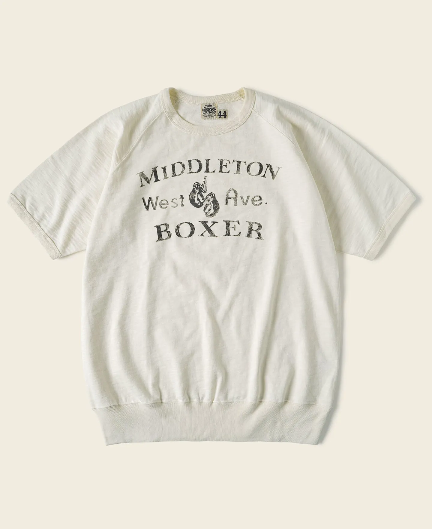 Heavy Duty Boxer Physical Training T-Shirt - White sold by Bronson Mfg.