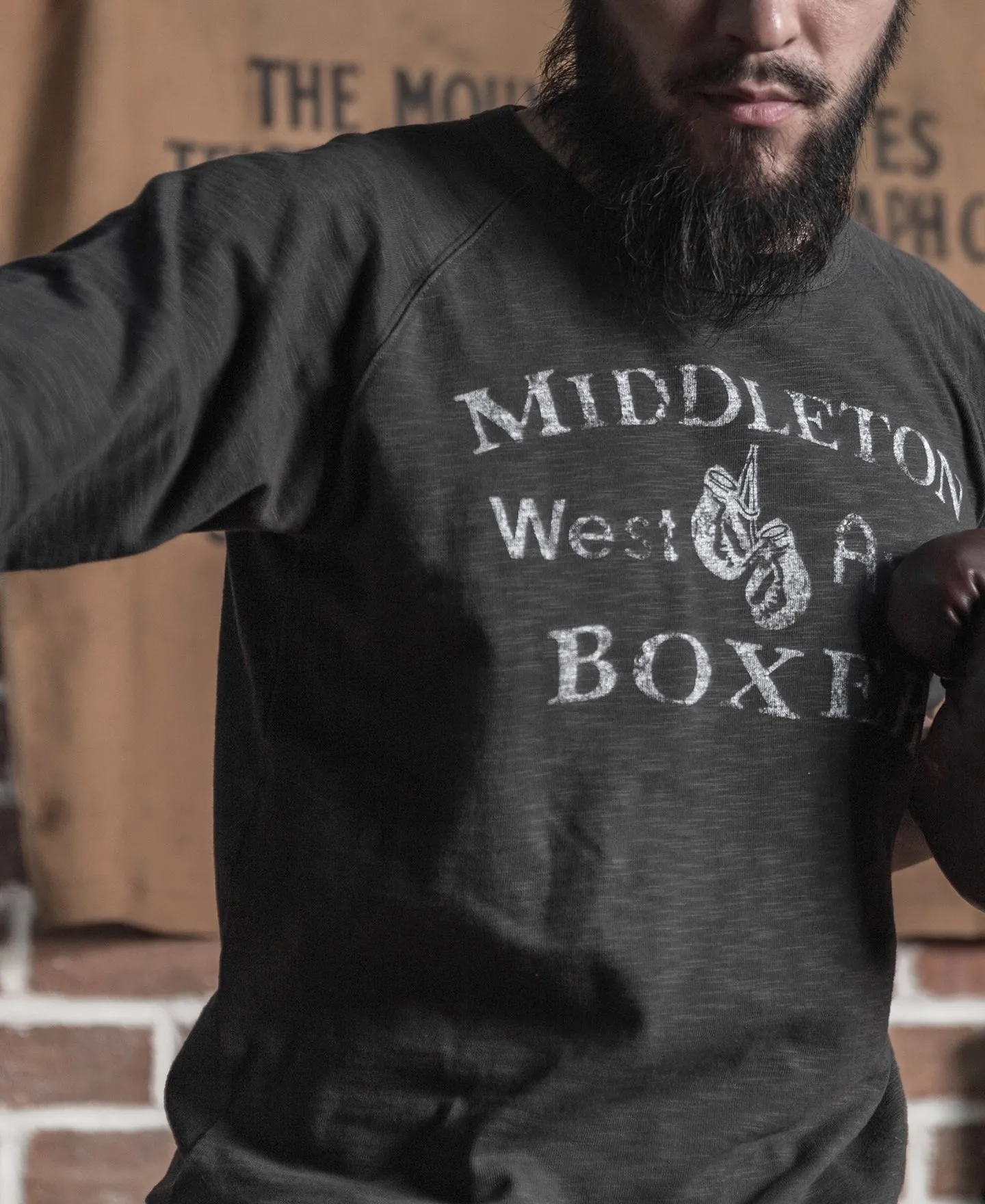 Heavy Duty Boxer Physical Training T-Shirt - Black sold by Bronson Mfg. product image thumbnail 3