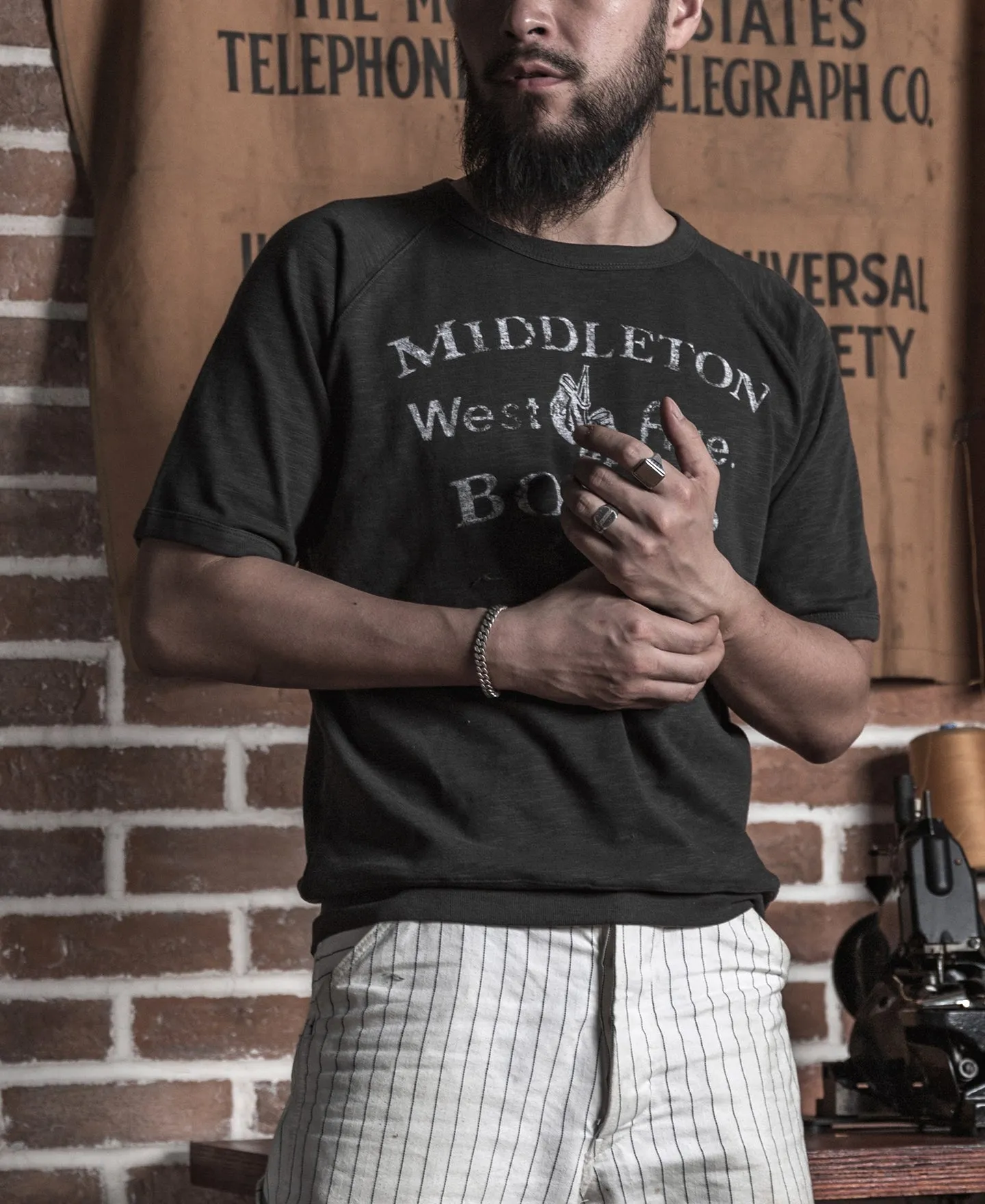 Heavy Duty Boxer Physical Training T-Shirt - Black sold by Bronson Mfg. product image thumbnail 4