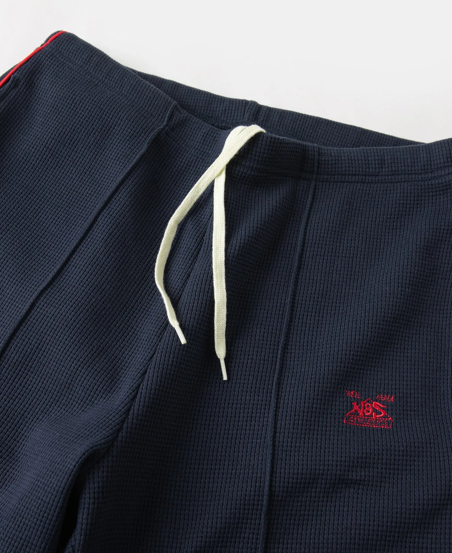 1970s Heavyweight Waffle Knit Jogger Pants - Navy sold by Bronson Mfg. product image thumbnail 5