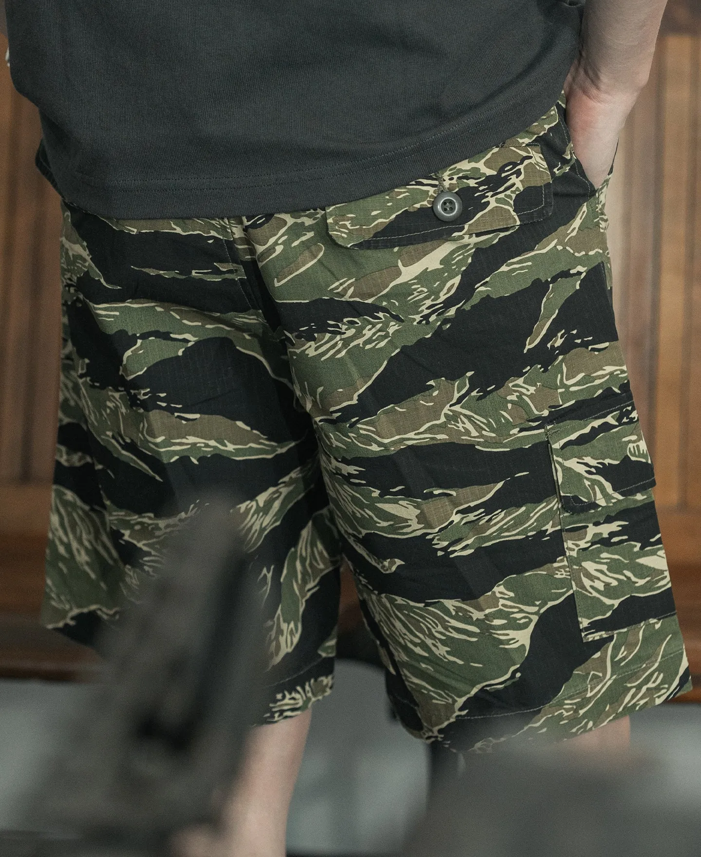 Vietnam War Tiger Camo Shorts sold by Bronson Mfg. product image thumbnail 5