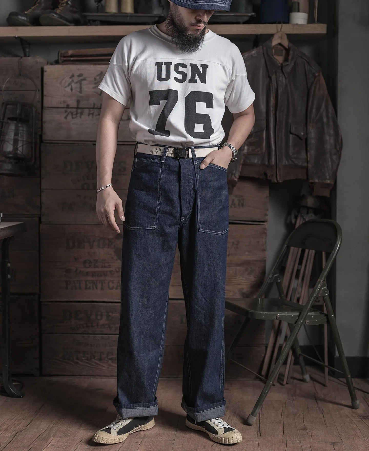 1935 US Army CCC Fatigue Dungaree sold by Bronson Mfg. product image thumbnail 5