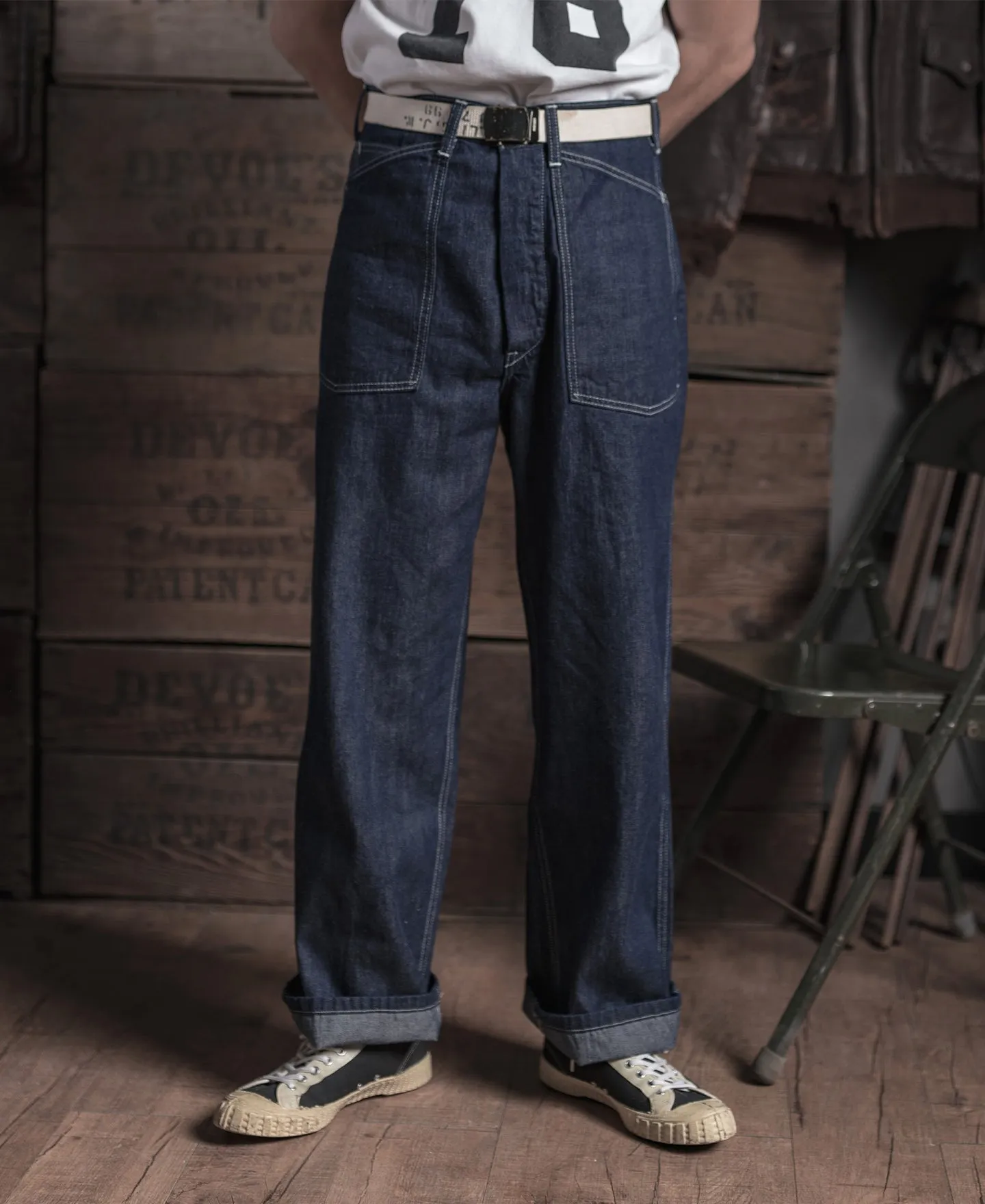 1935 US Army CCC Fatigue Dungaree sold by Bronson Mfg. product image thumbnail 3