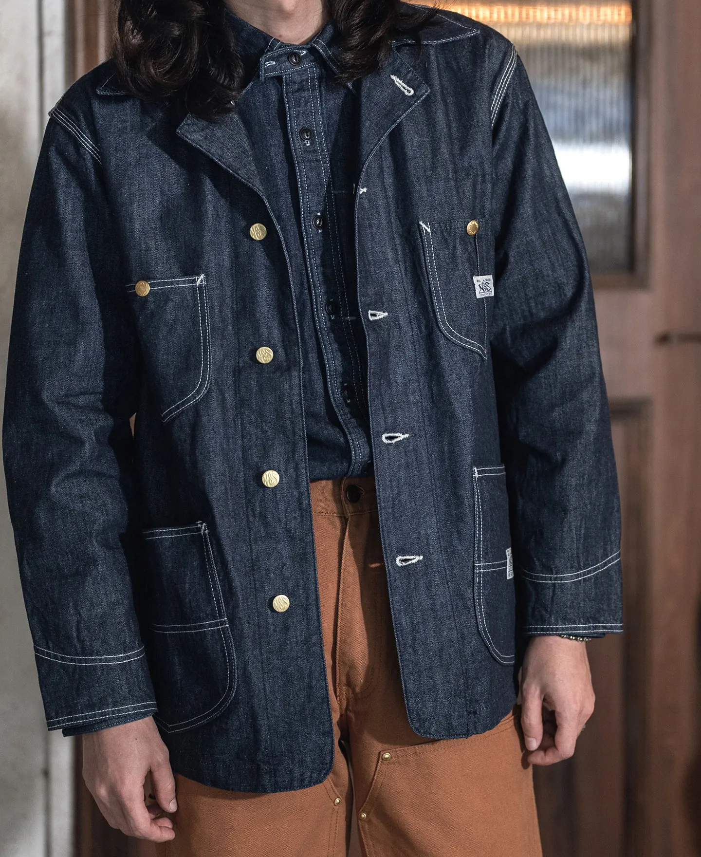 1936 91-J Railroad Work Denim Jacket sold by Bronson Mfg. product image thumbnail 5