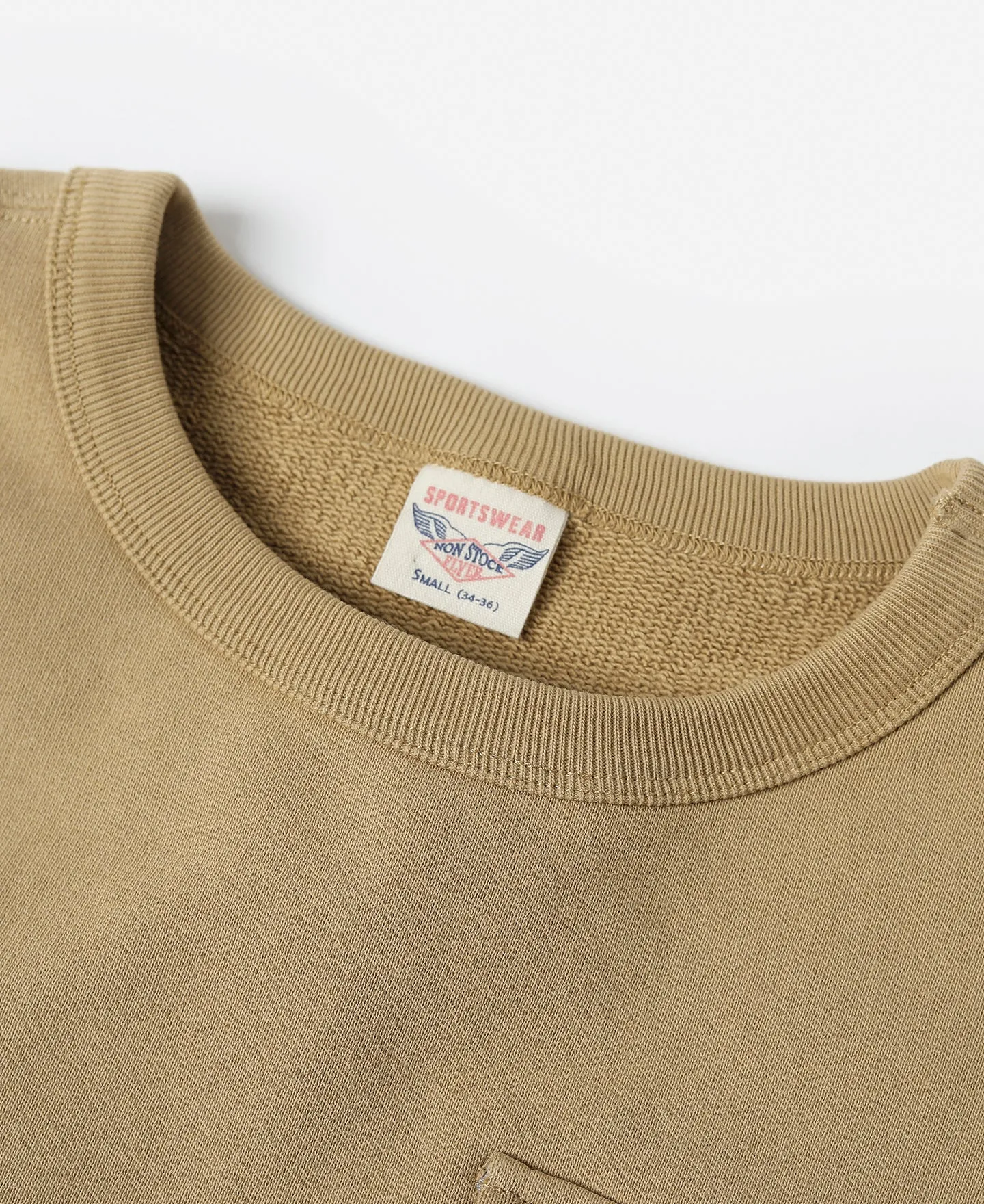 Military Pocket Sweatshirt - Khaki sold by Bronson Mfg. product image thumbnail 4