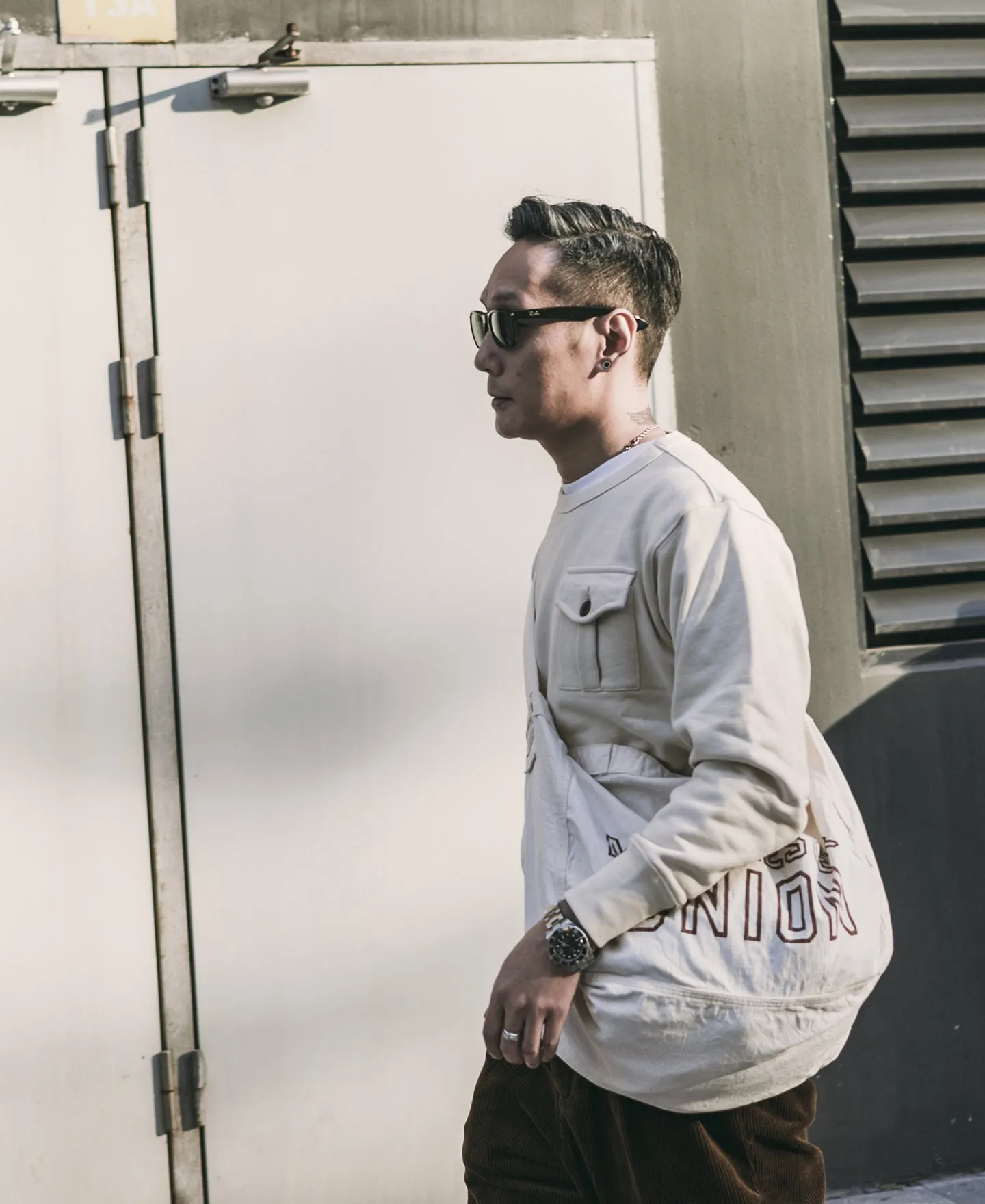Military Pocket Sweatshirt - Apricot sold by Bronson Mfg. product image thumbnail 5