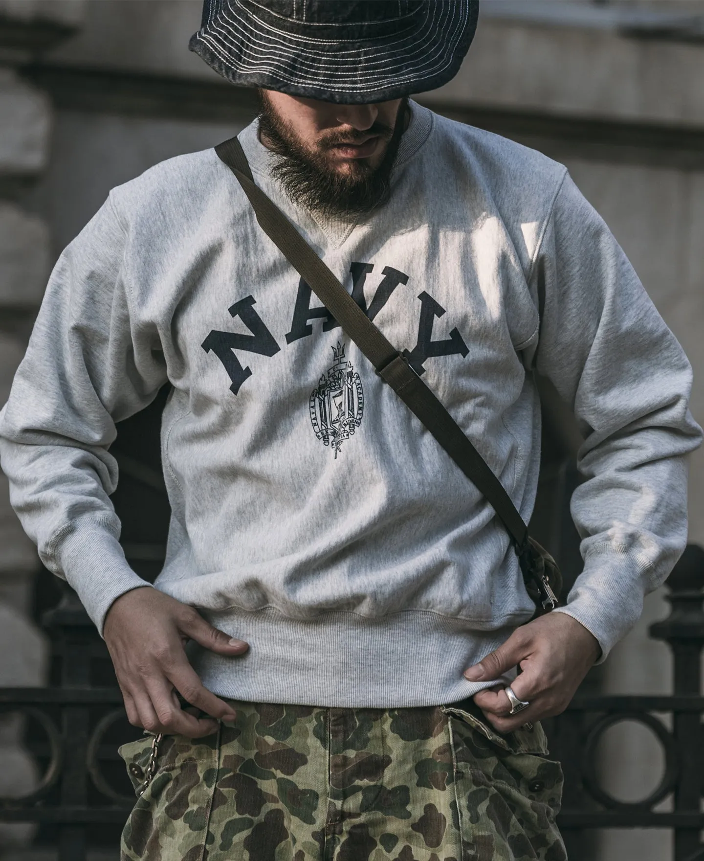 US Naval Academy Reverse Weave Sweatshirt sold by Bronson Mfg. product image thumbnail 4