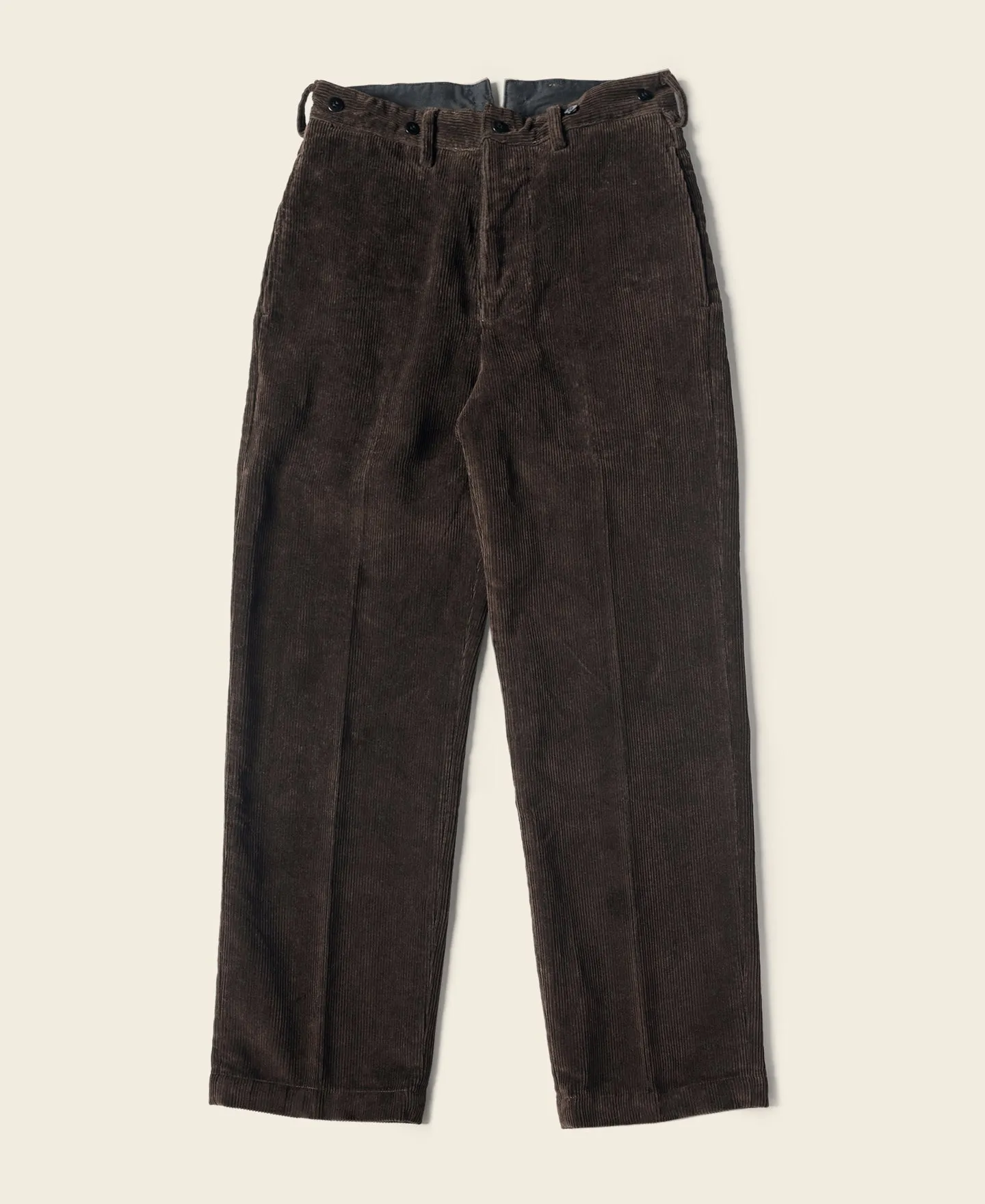 1920s Heavy-Duty Corduroy Work Pants sold by Bronson Mfg.