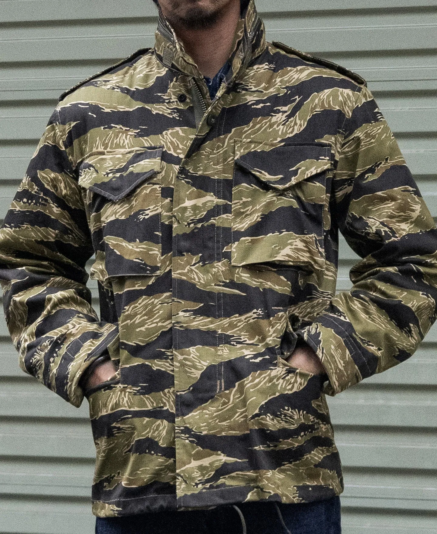 1970s JWD Tiger Stripe M-65 Field Jacket sold by Bronson Mfg. product image thumbnail 4