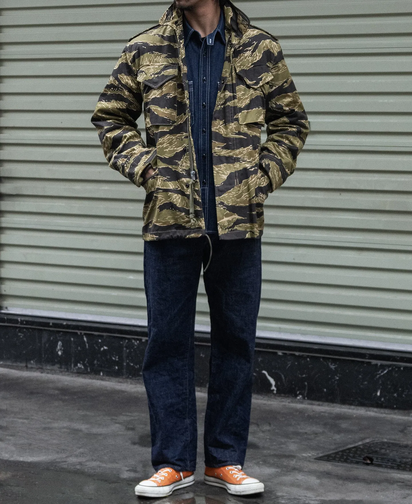 1970s JWD Tiger Stripe M-65 Field Jacket sold by Bronson Mfg. product image thumbnail 3