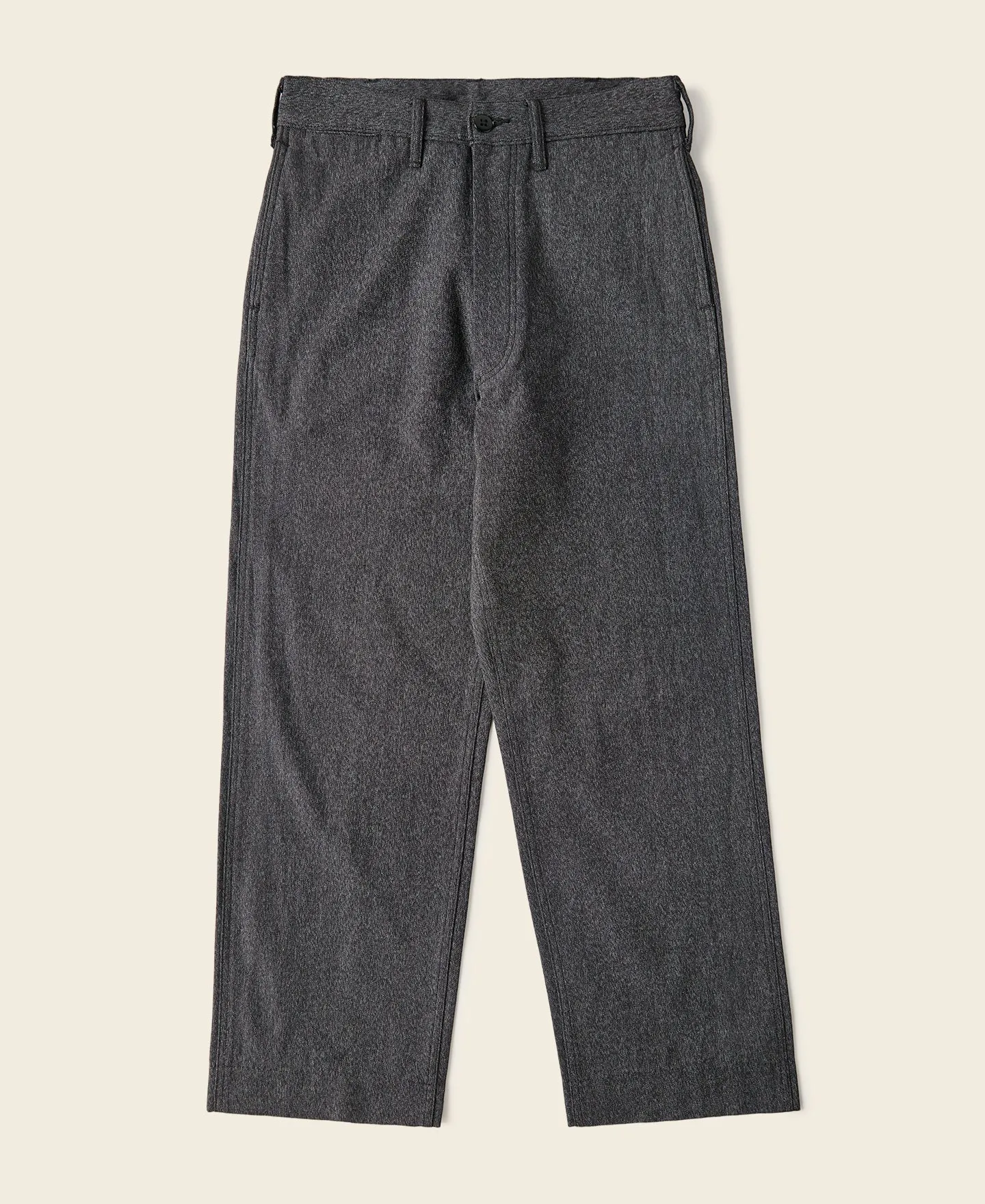 1940s Covert Salt & Pepper Trousers sold by Bronson Mfg.