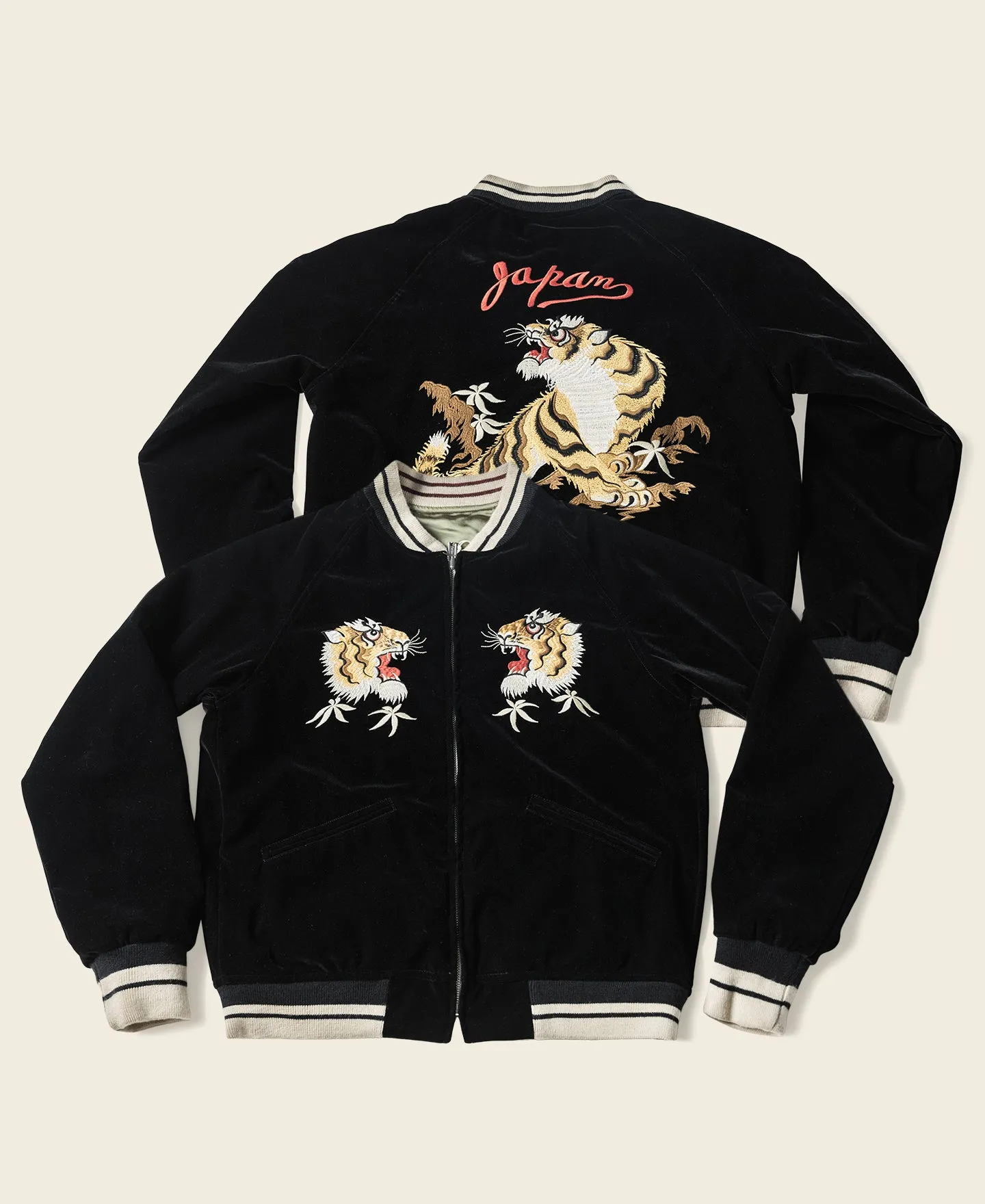 1950s Reversible Acetate Souvenir Jacket - Falcon × Tiger sold by Bronson Mfg. product image thumbnail 2