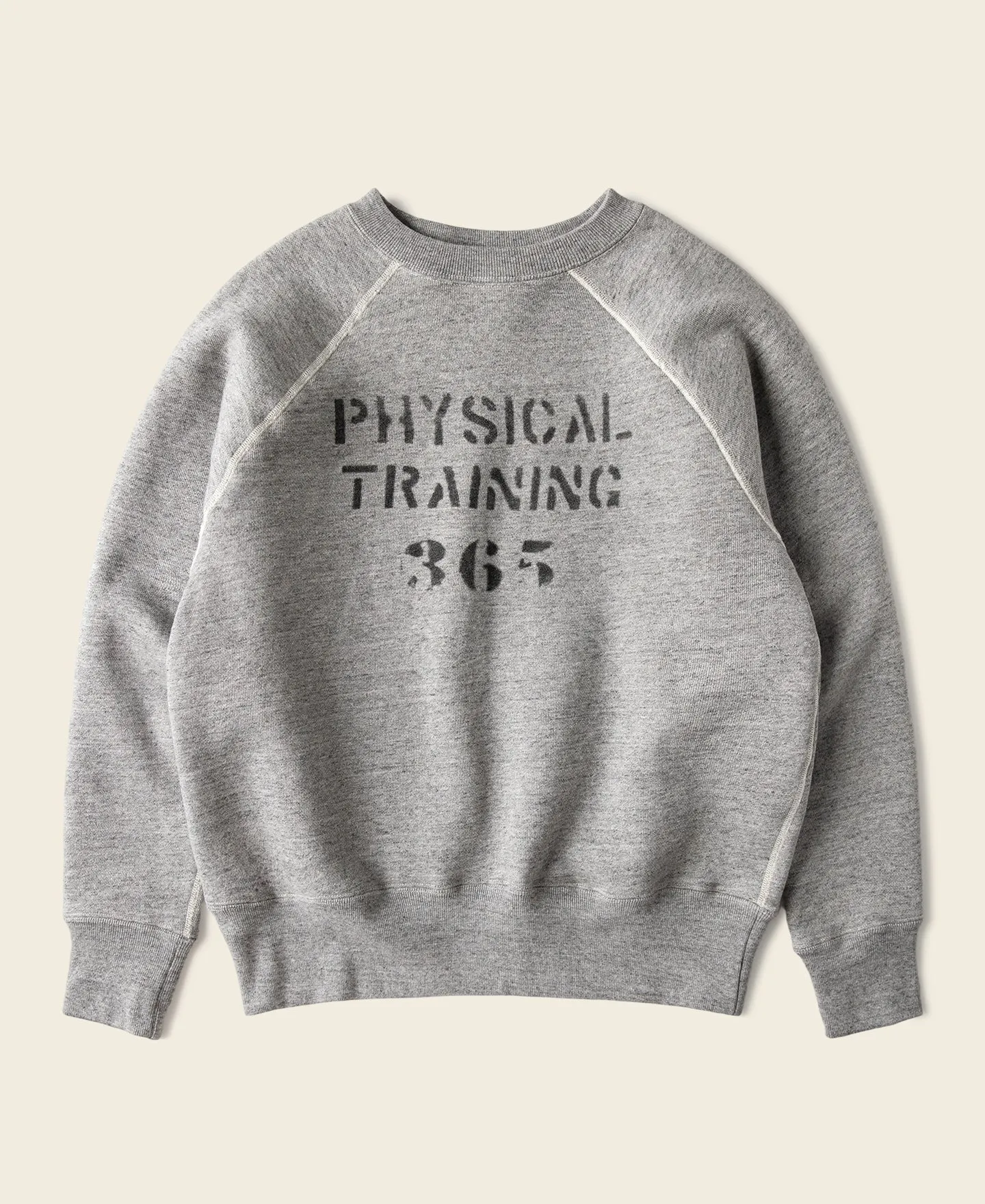 1950s Sports Training Raglan Sleeve Sweater - Gray sold by Bronson Mfg.