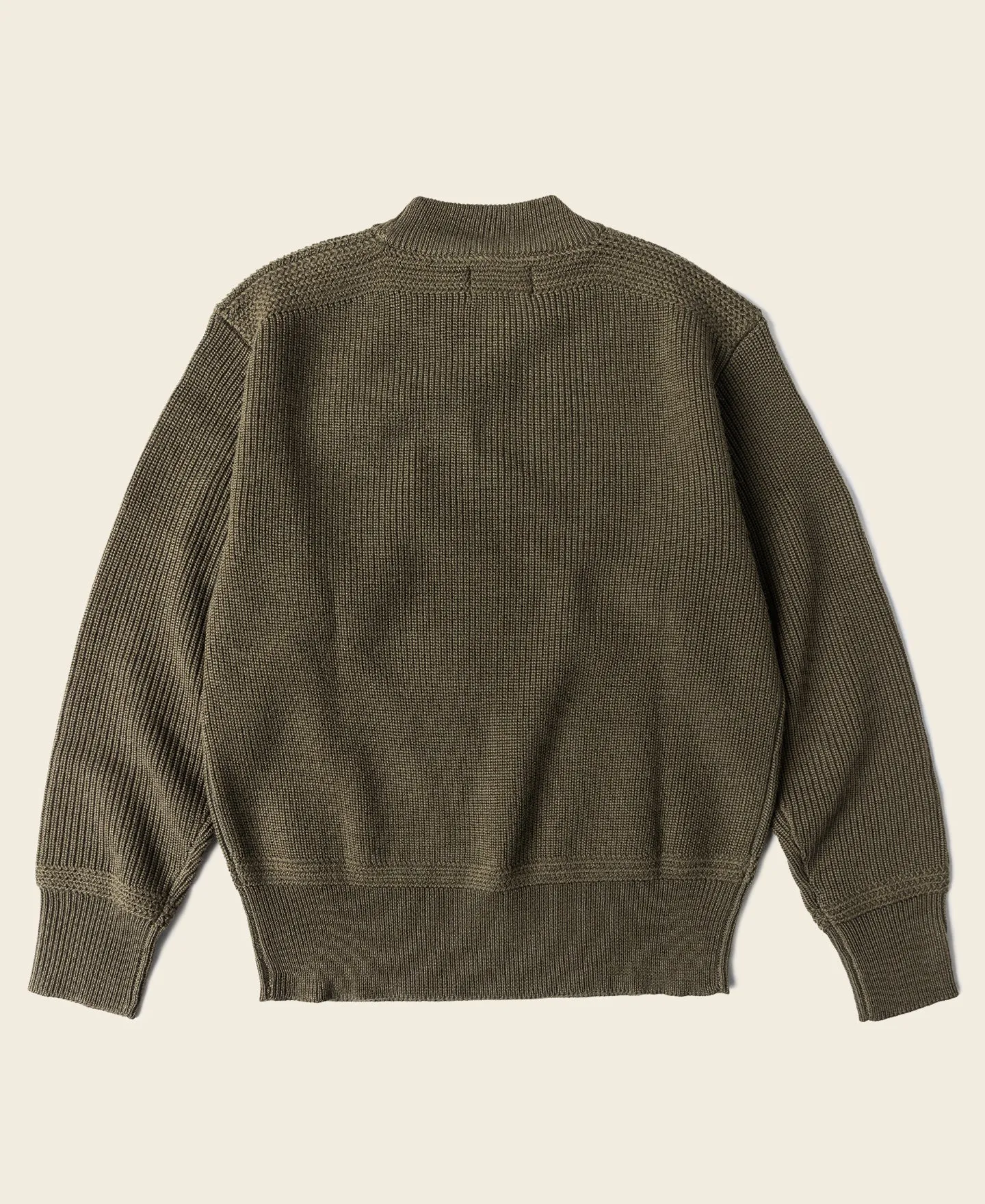 Pre-War Model USN Woolen Sweater - Olive sold by Bronson Mfg. product image thumbnail 2