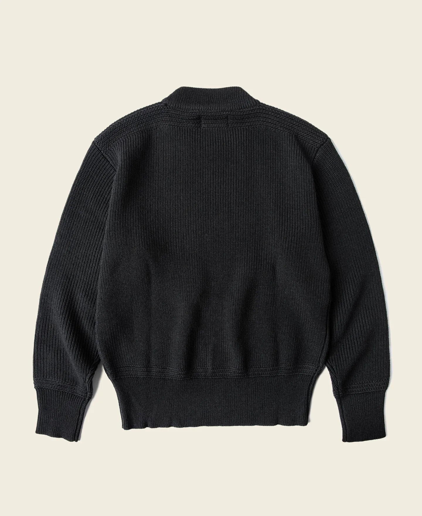 Pre-War Model USN Woolen Sweater - Black sold by Bronson Mfg. product image thumbnail 2