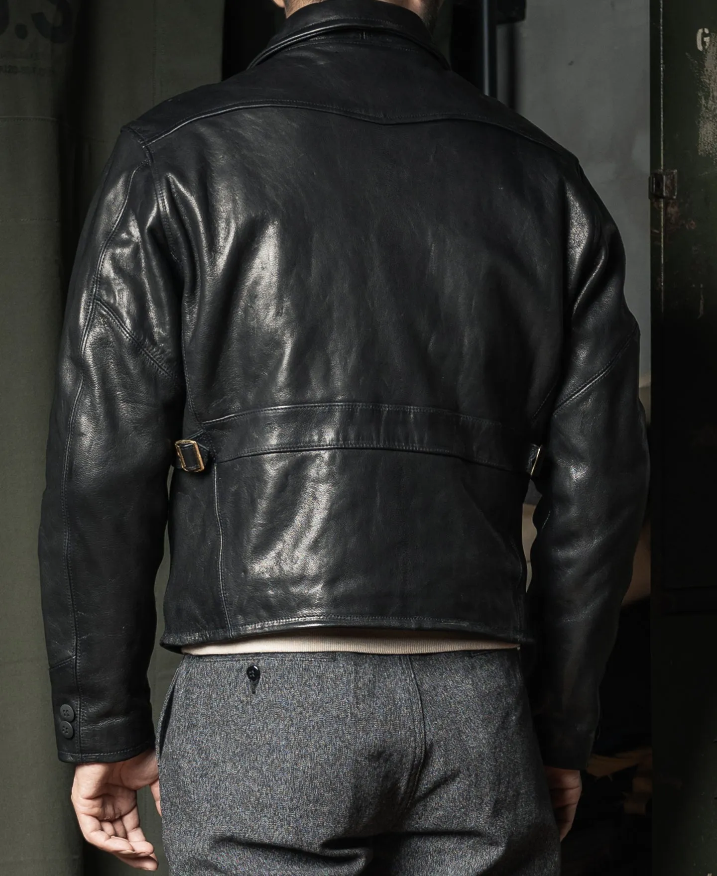 Lot 391 Cossack Goatskin Leather Jacket sold by Bronson Mfg. product image thumbnail 5