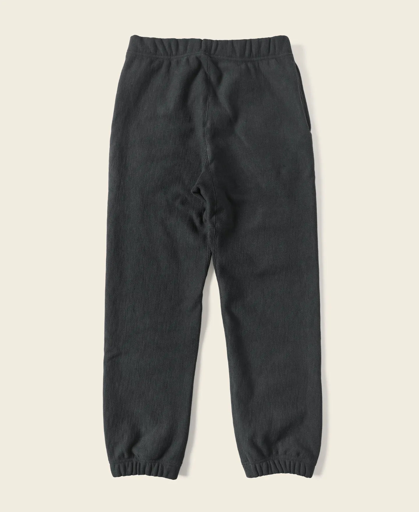 1950s 20.5 oz Terry Cloth Reverse Weave Sweatpants - Black sold by Bronson Mfg. product image thumbnail 2