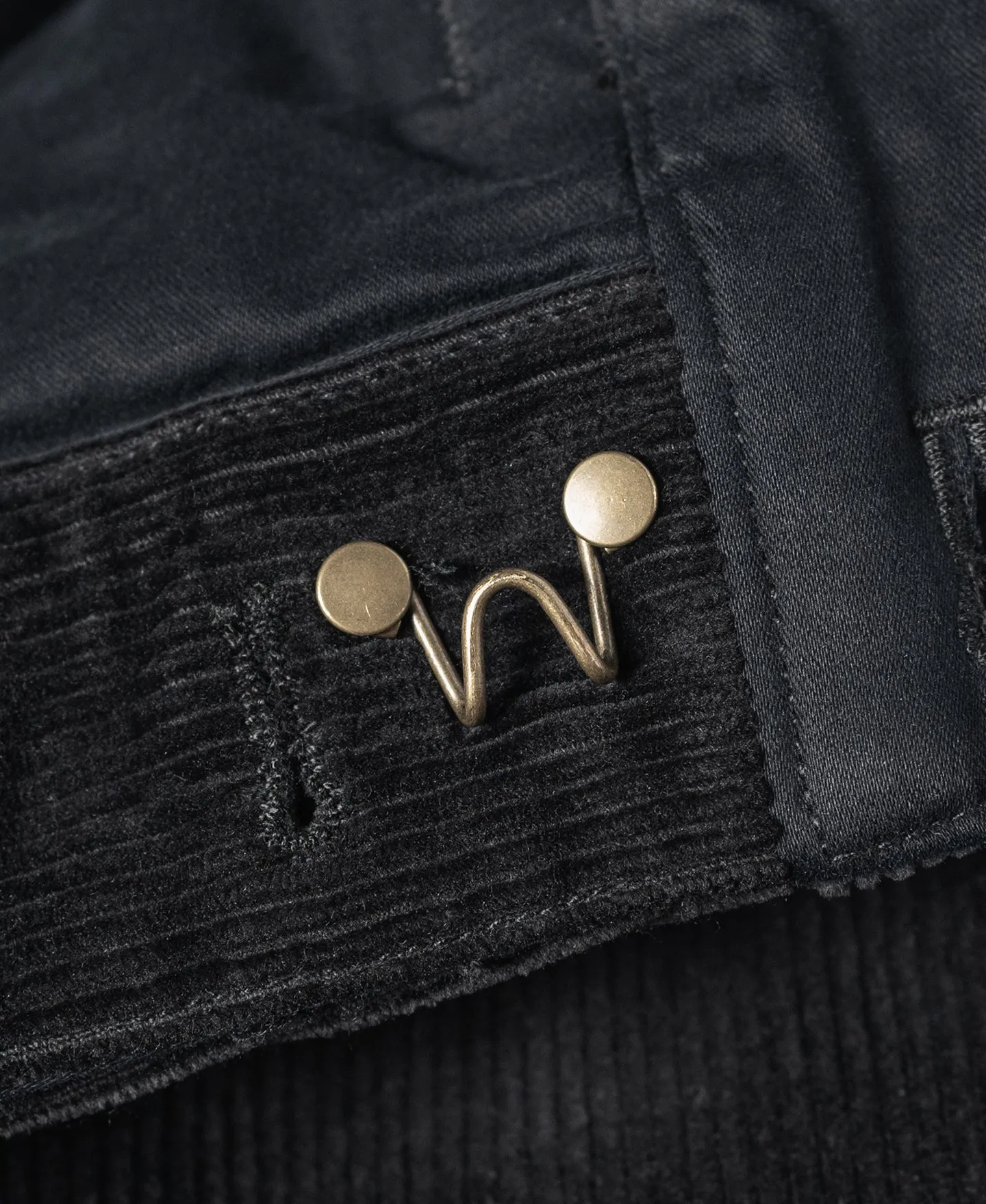 1920s Heavy-Duty Corduroy Work Pants - Black sold by Bronson Mfg. product image thumbnail 5