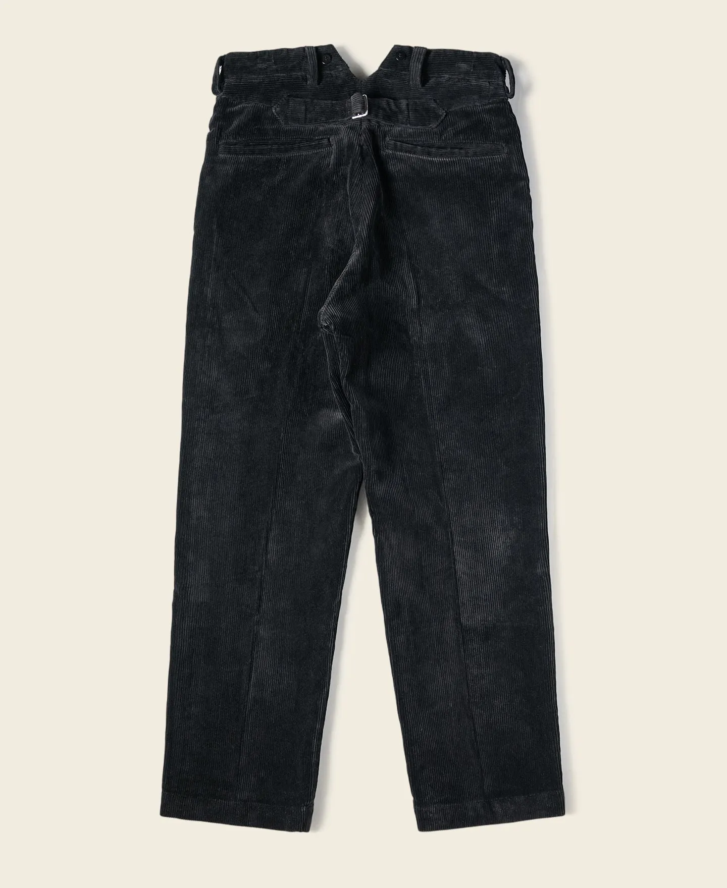 1920s Heavy-Duty Corduroy Work Pants - Black sold by Bronson Mfg. product image thumbnail 2