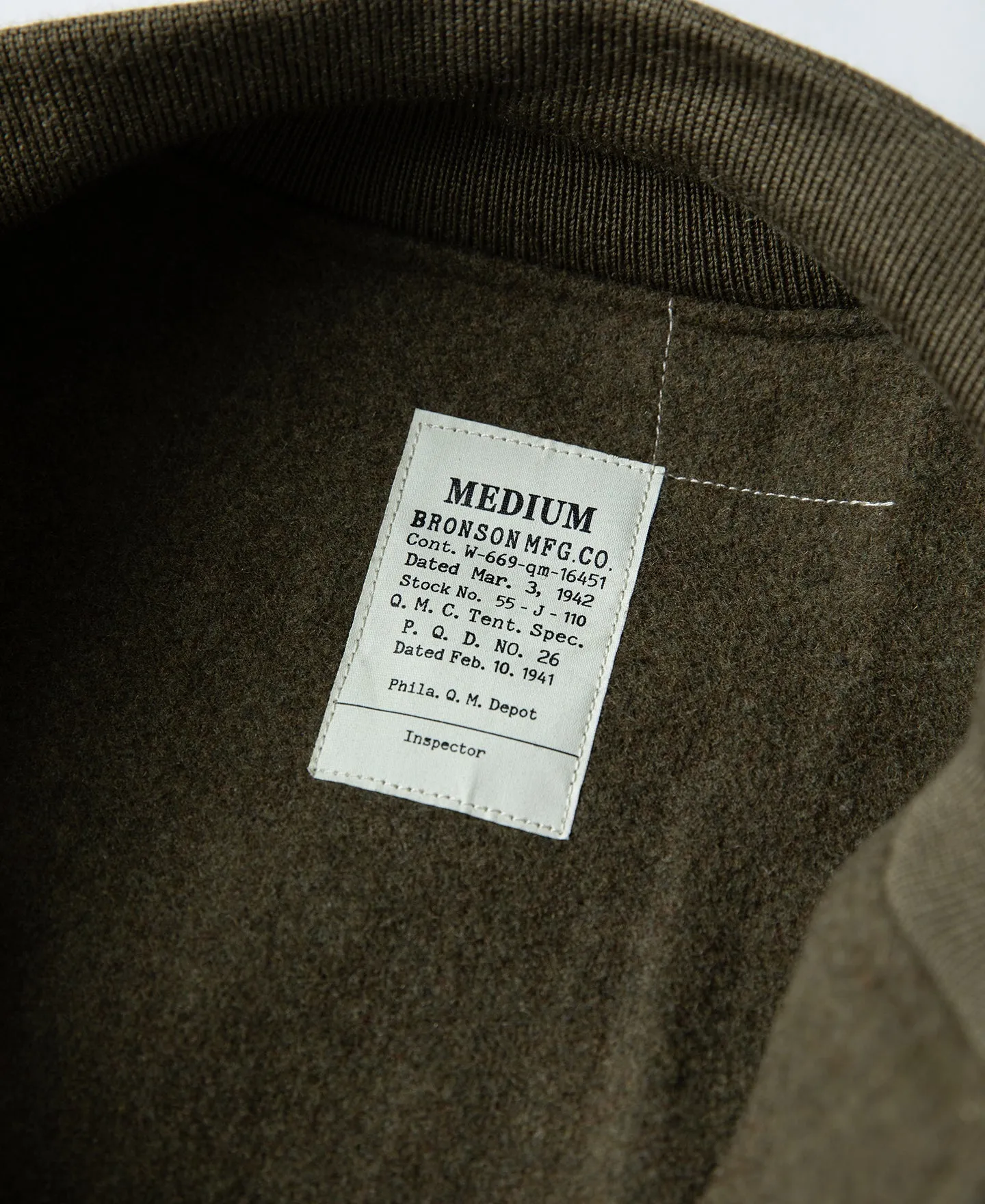 US Army 1st Tanker Jacket - Plain sold by Bronson Mfg. product image thumbnail 5