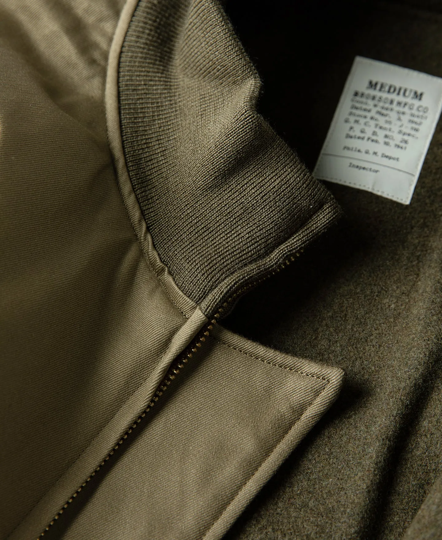 US Army 1st Tanker Jacket - Plain sold by Bronson Mfg. product image thumbnail 4