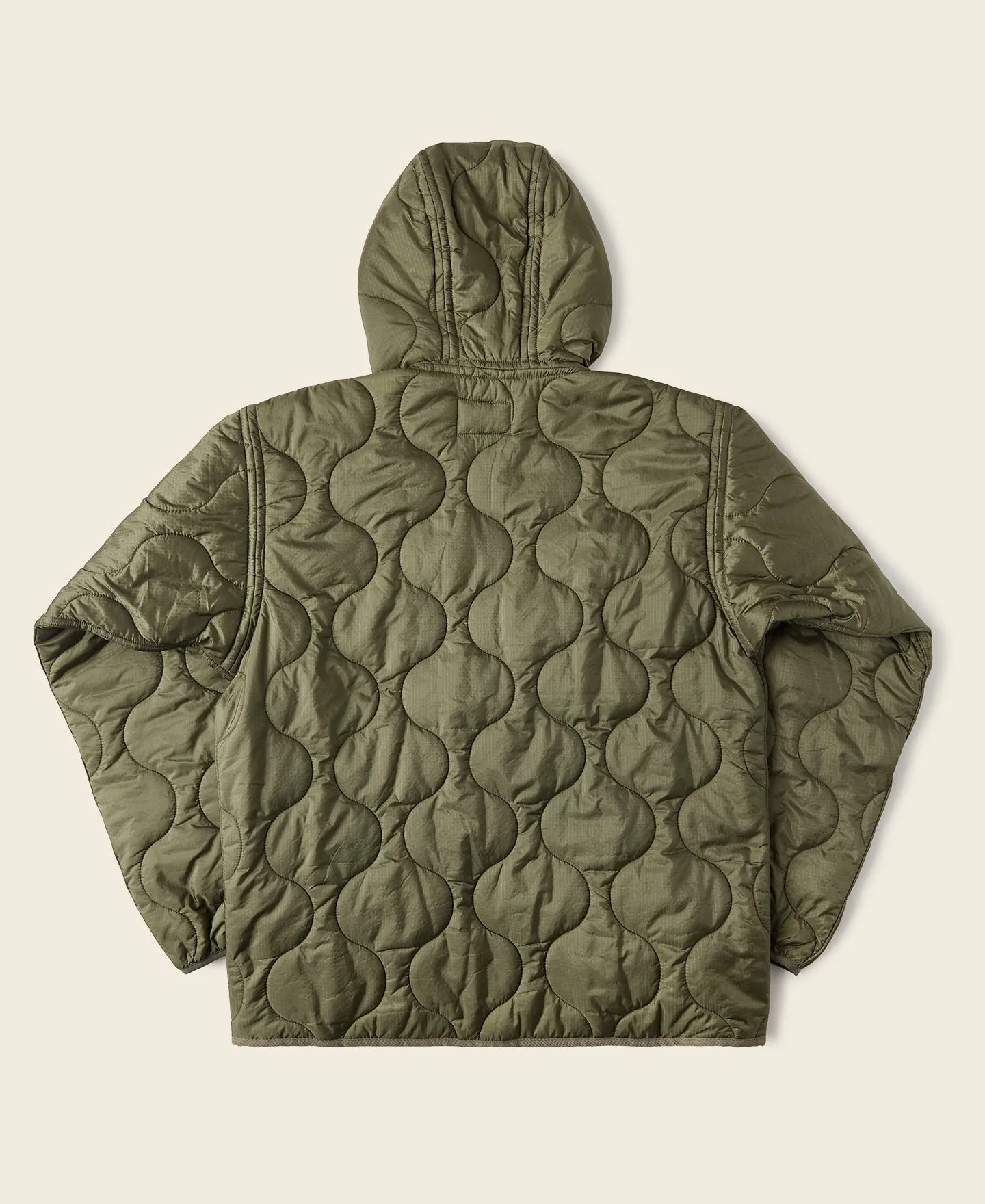 Military Style Quilted Padded Ripstop Nylon Jacket - Experimental Sample sold by Bronson Mfg. product image thumbnail 2