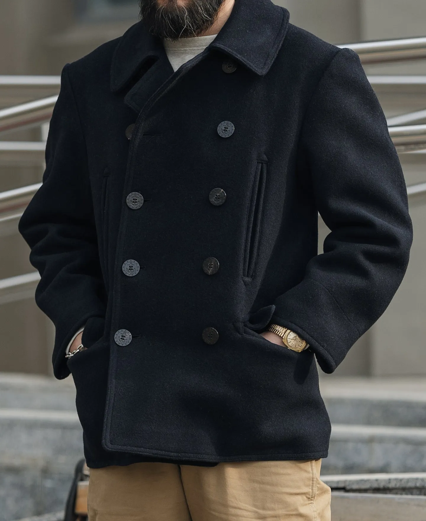 1913 U.S. NAVY PEACOAT sold by Bronson Mfg. product image thumbnail 4