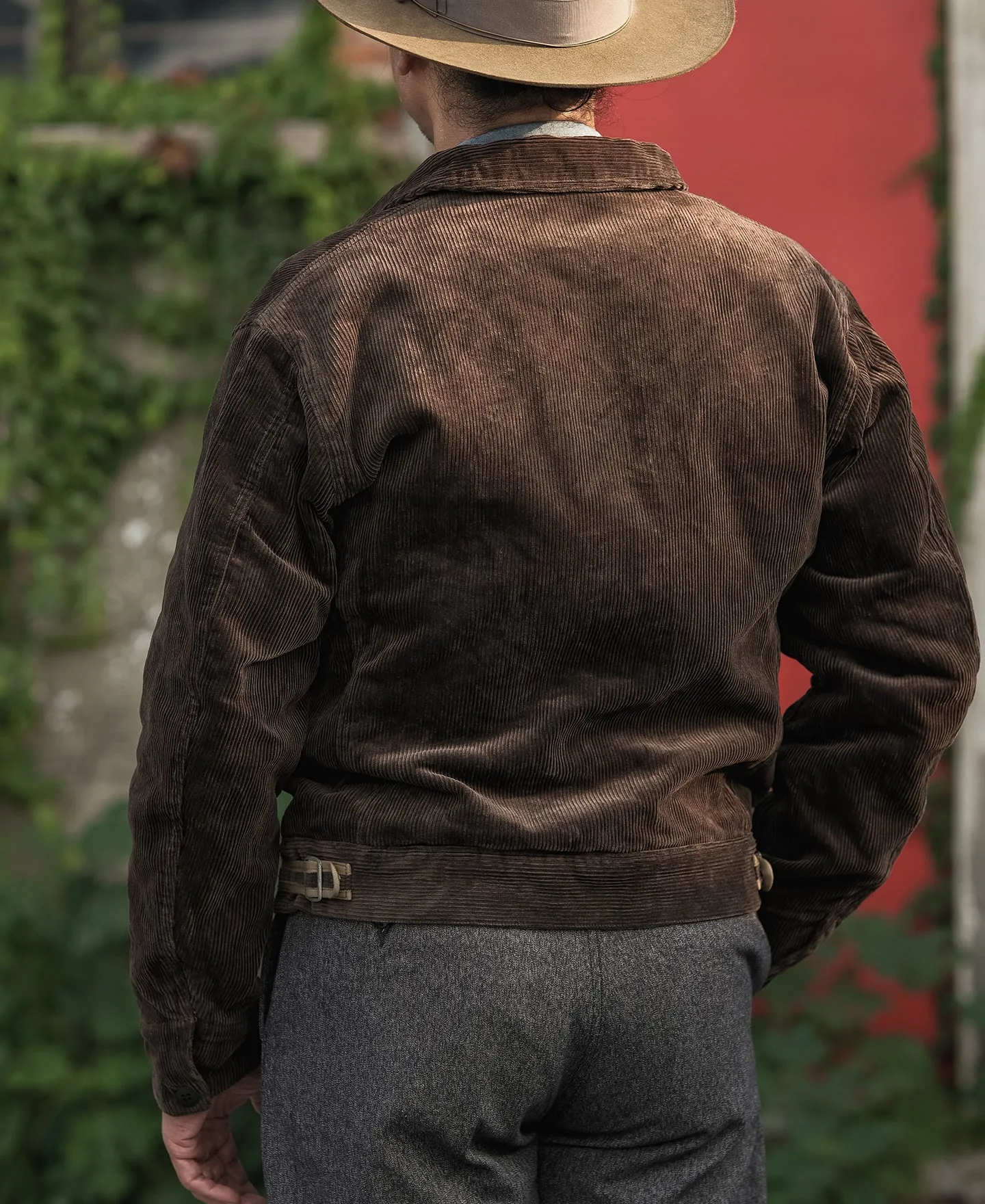 1940s Heavyweight Corduroy Cossack Jacket - Brown sold by Bronson Mfg. product image thumbnail 4