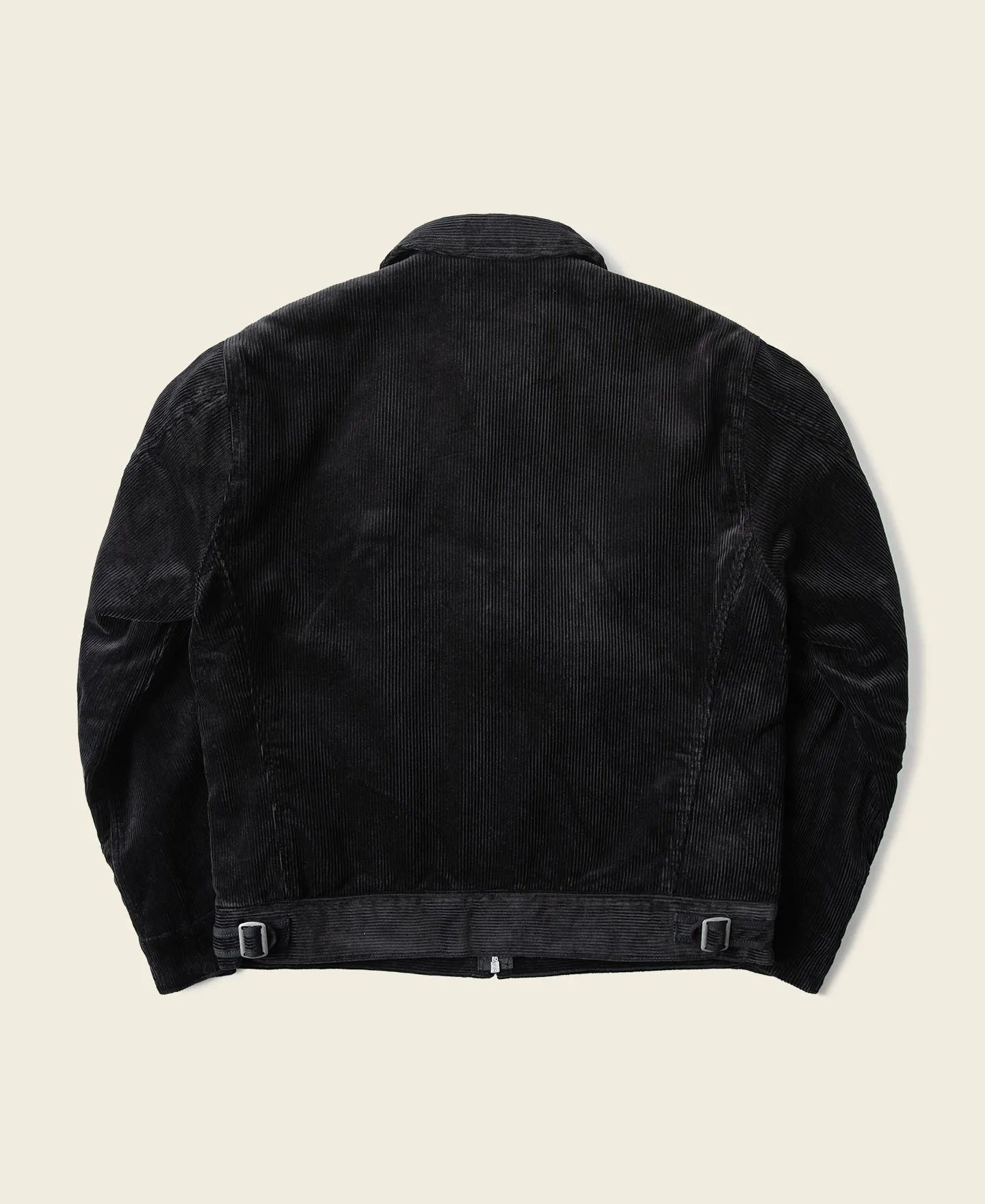 1940s Heavyweight Corduroy Cossack Jacket - Black sold by Bronson Mfg. product image thumbnail 2